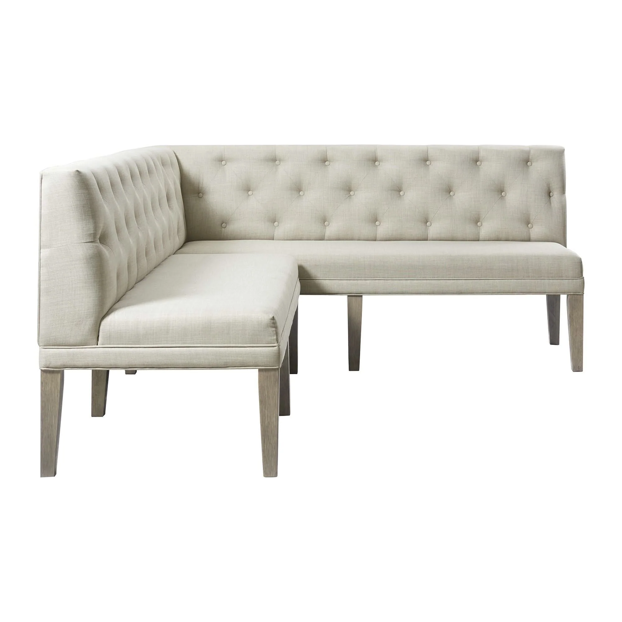 Peyton - Sectional Sofa Dining Set - Gray - Image 3