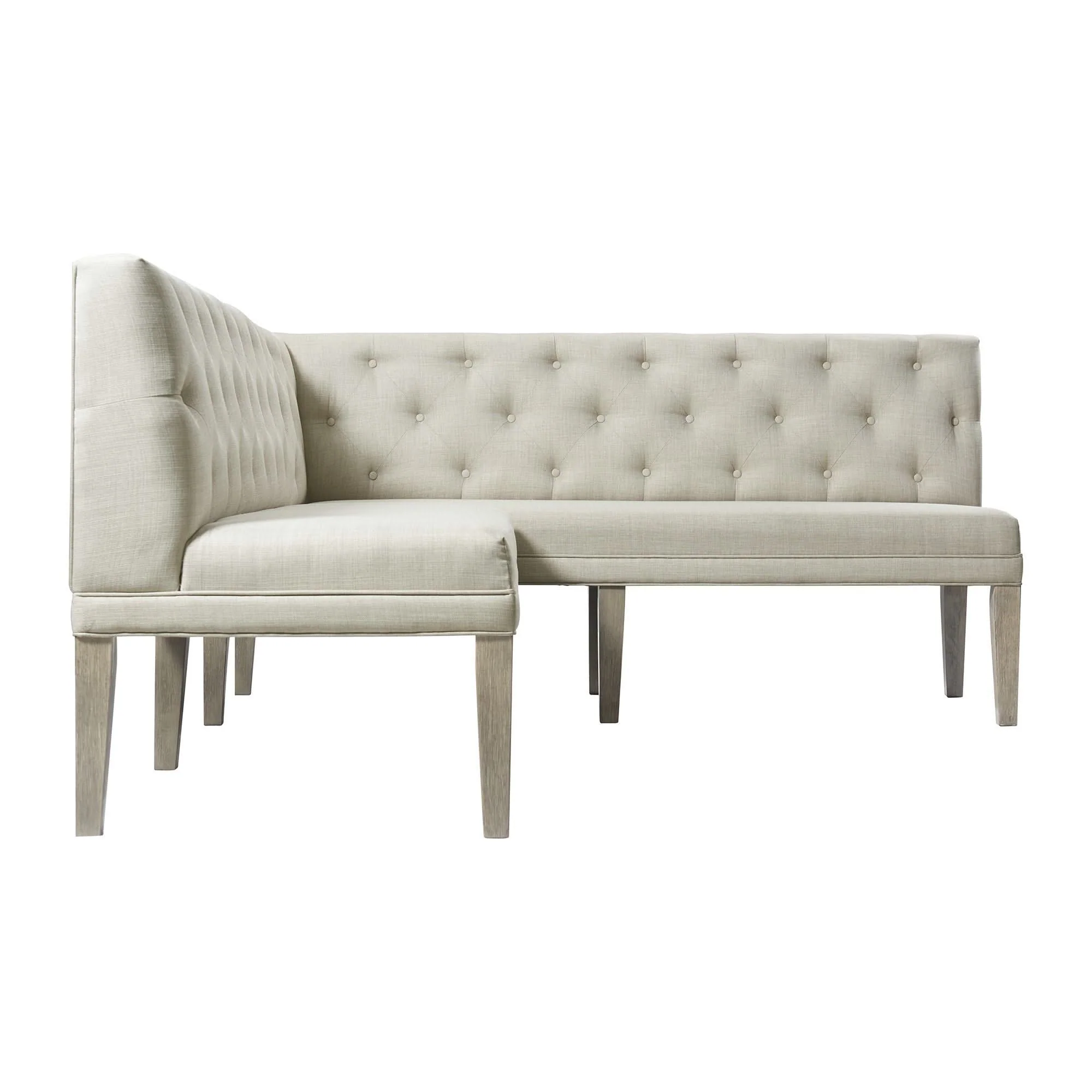 Peyton - Sectional Sofa Dining Set - Gray - Image 4