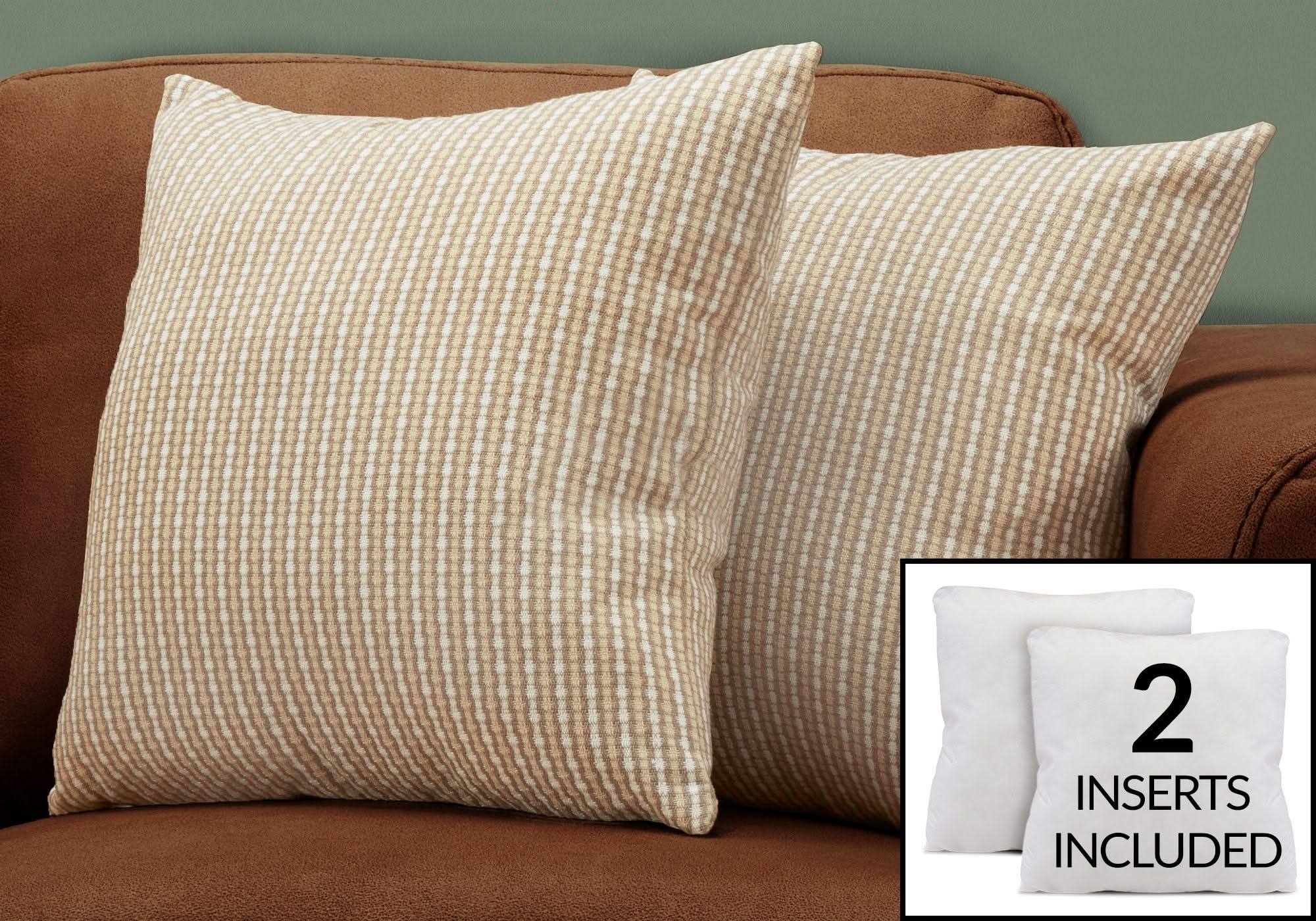 Pillows, Square, Insert Included, Decorative Throw, Hypoallergenic - Image 30