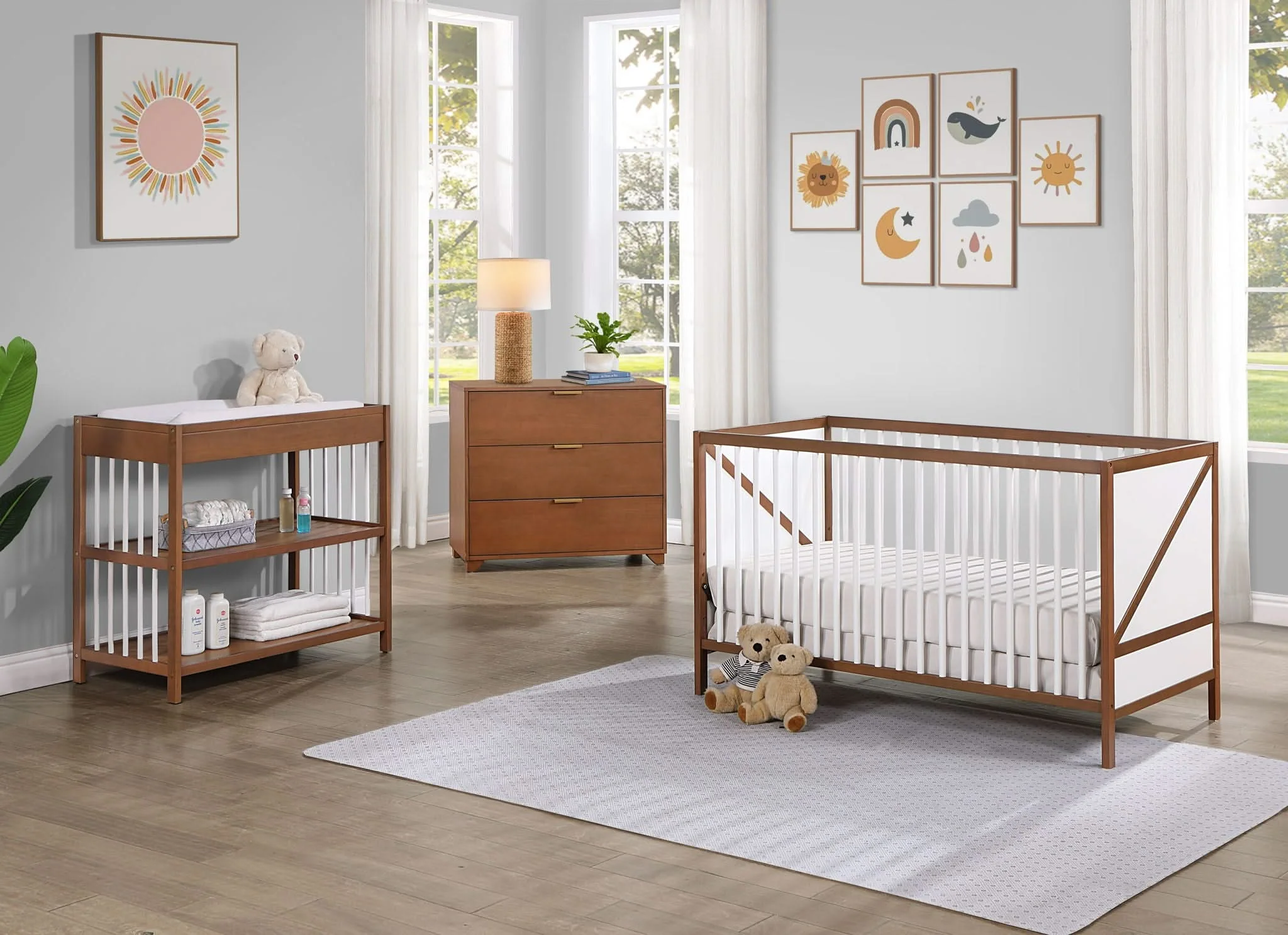 Pixie Zen - 3-in-1 Crib - Walnut - Image 3