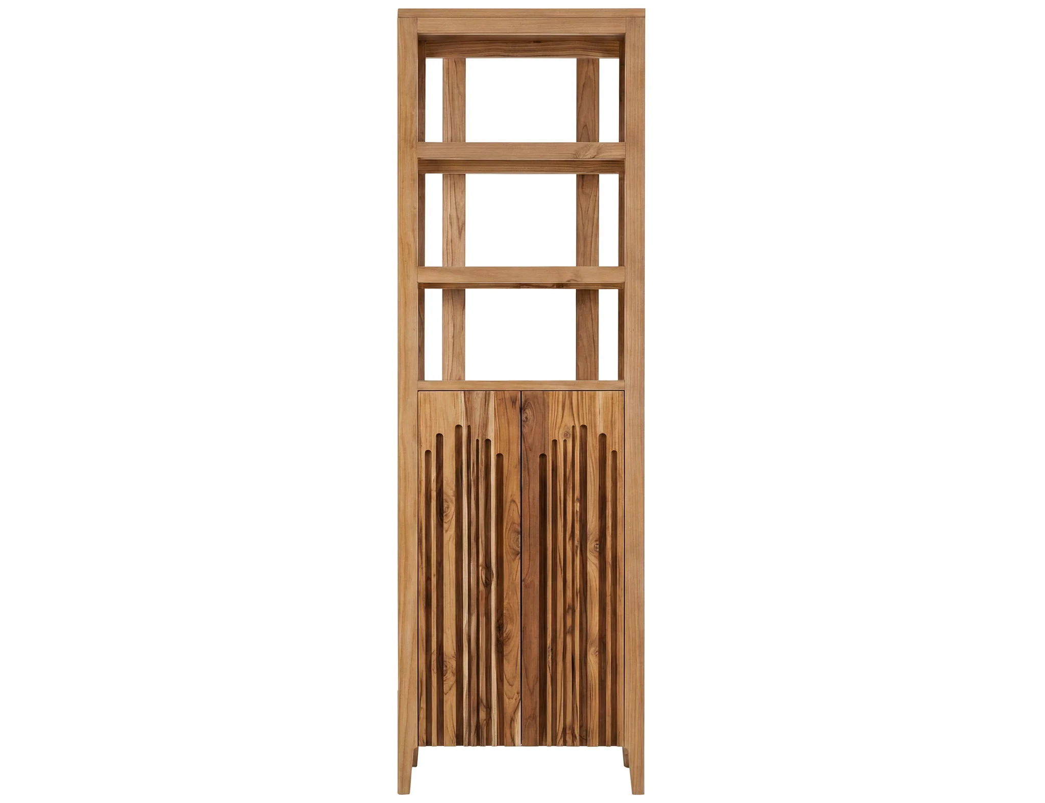 Porter - 2 Door Bookcase - Brown - Image 2