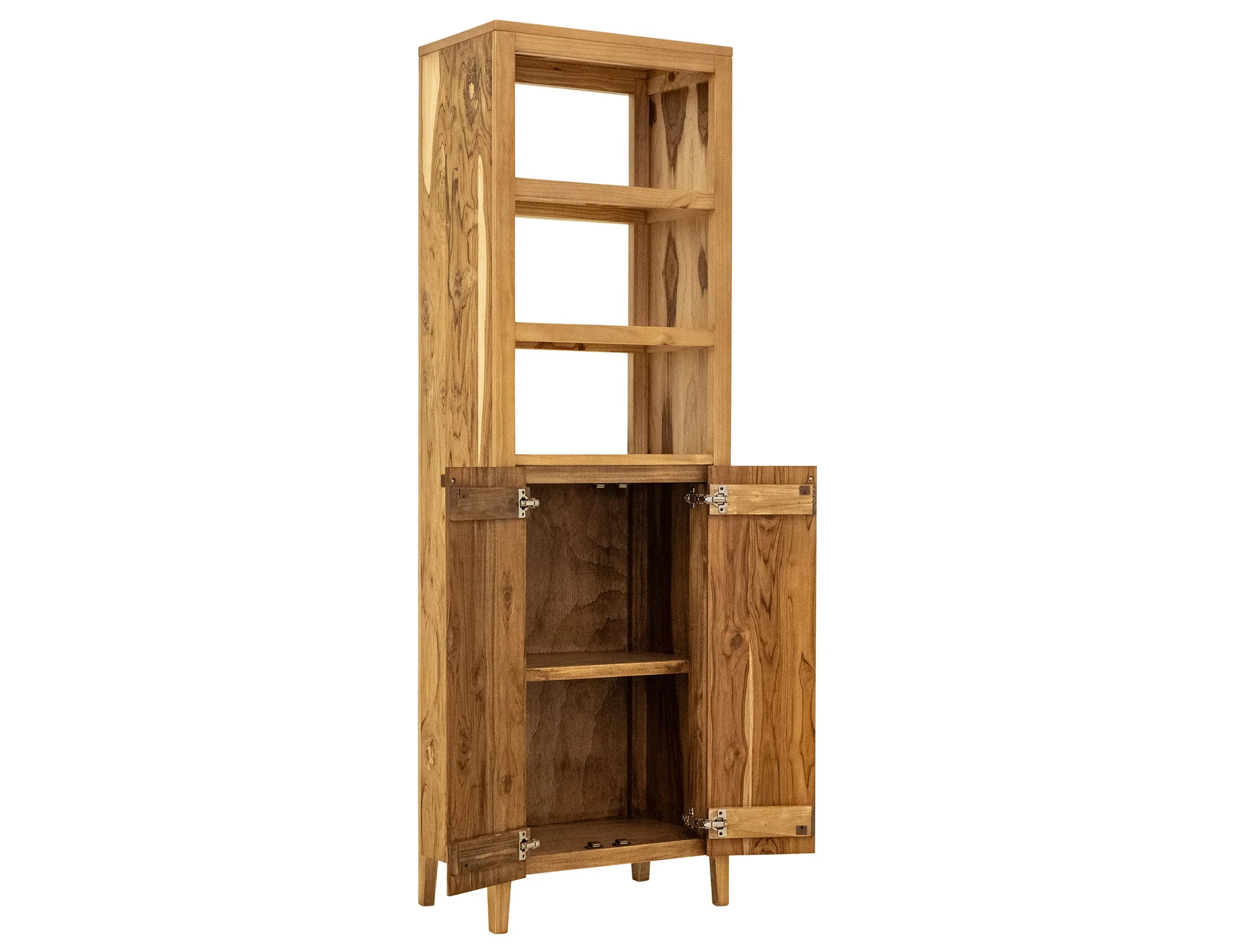 Porter - 2 Door Bookcase - Brown - Image 4