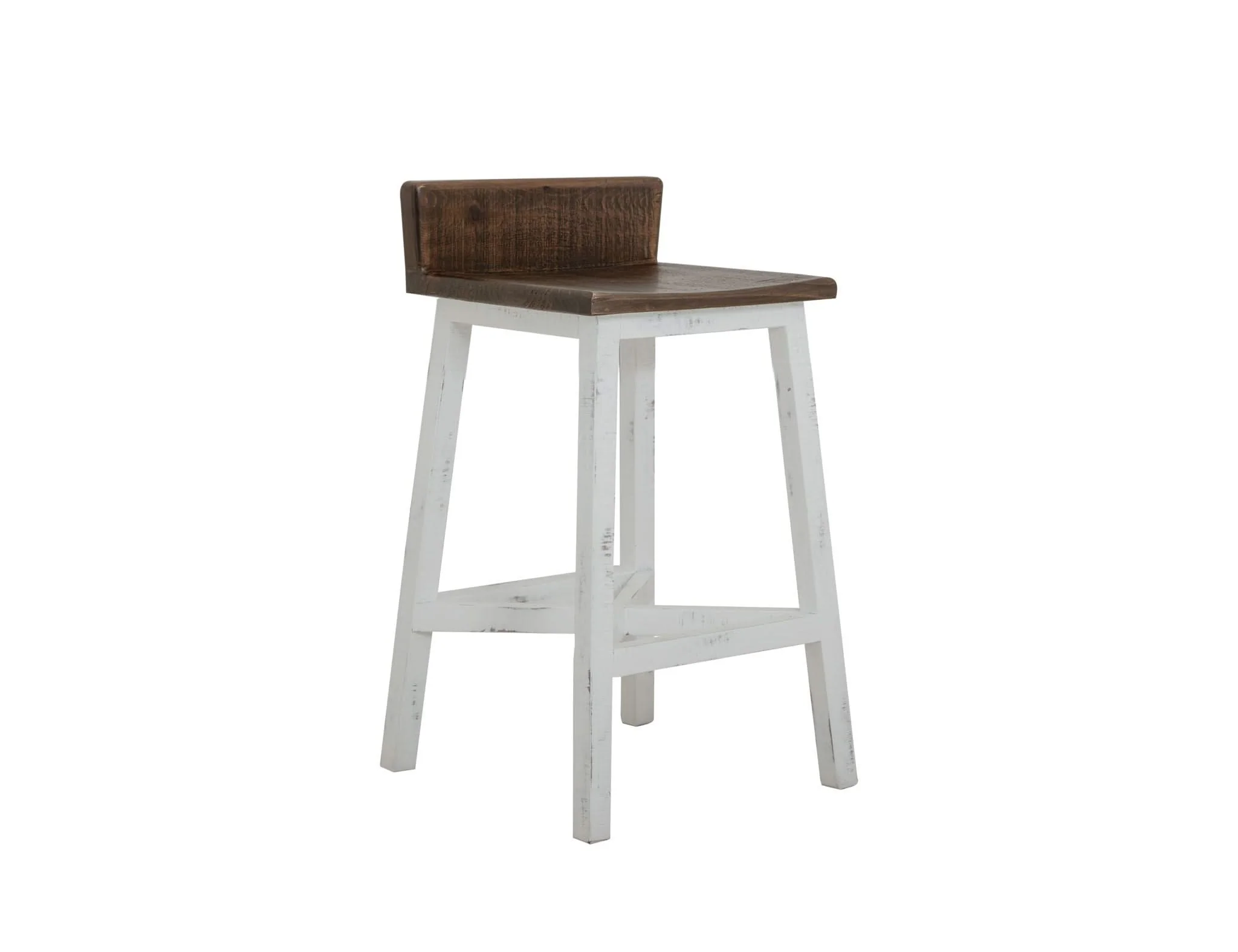 Pueblo - Wooden Seat & Base Stool (Set of 2) - Image 3