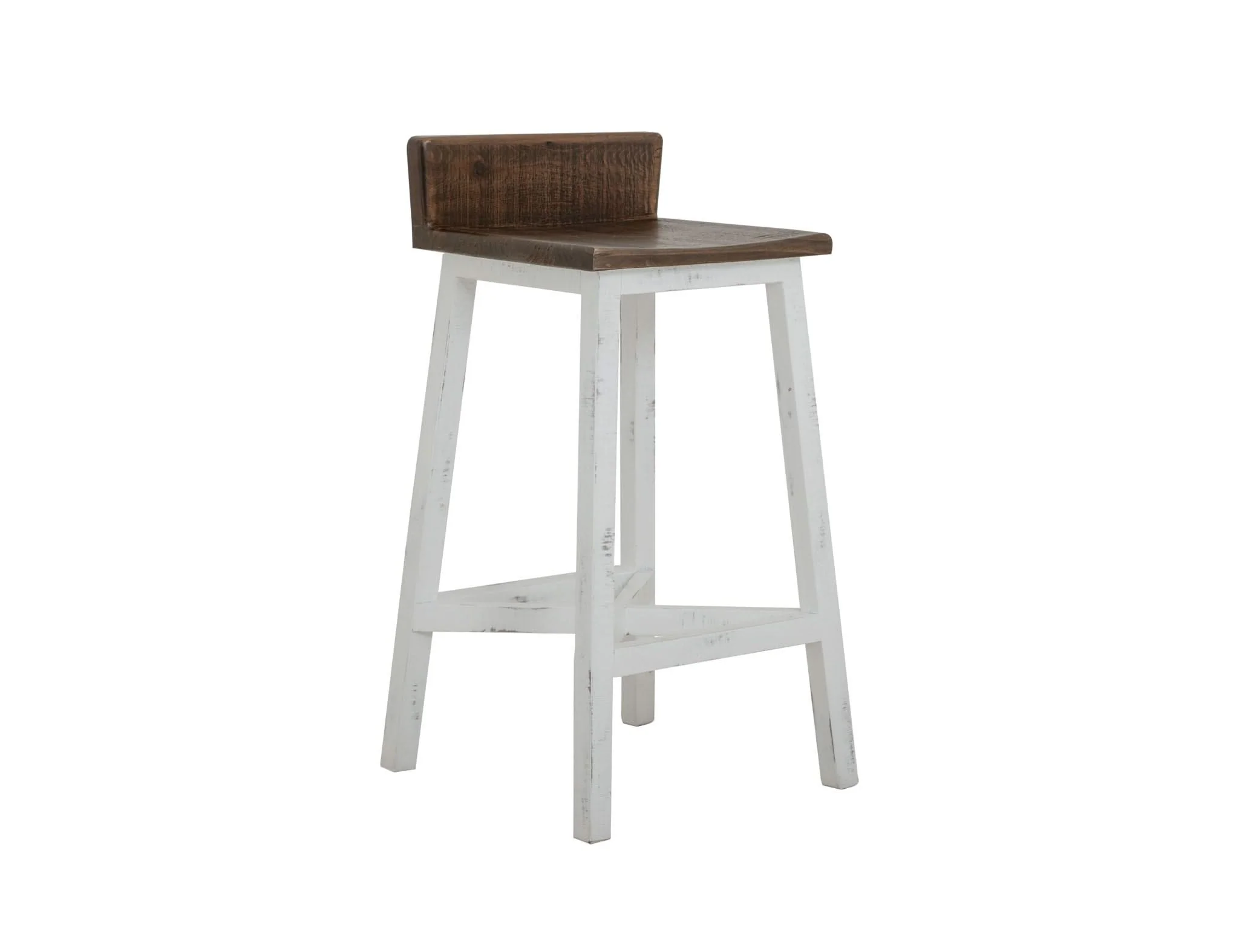 Pueblo - Wooden Seat & Base Stool (Set of 2) - Image 4
