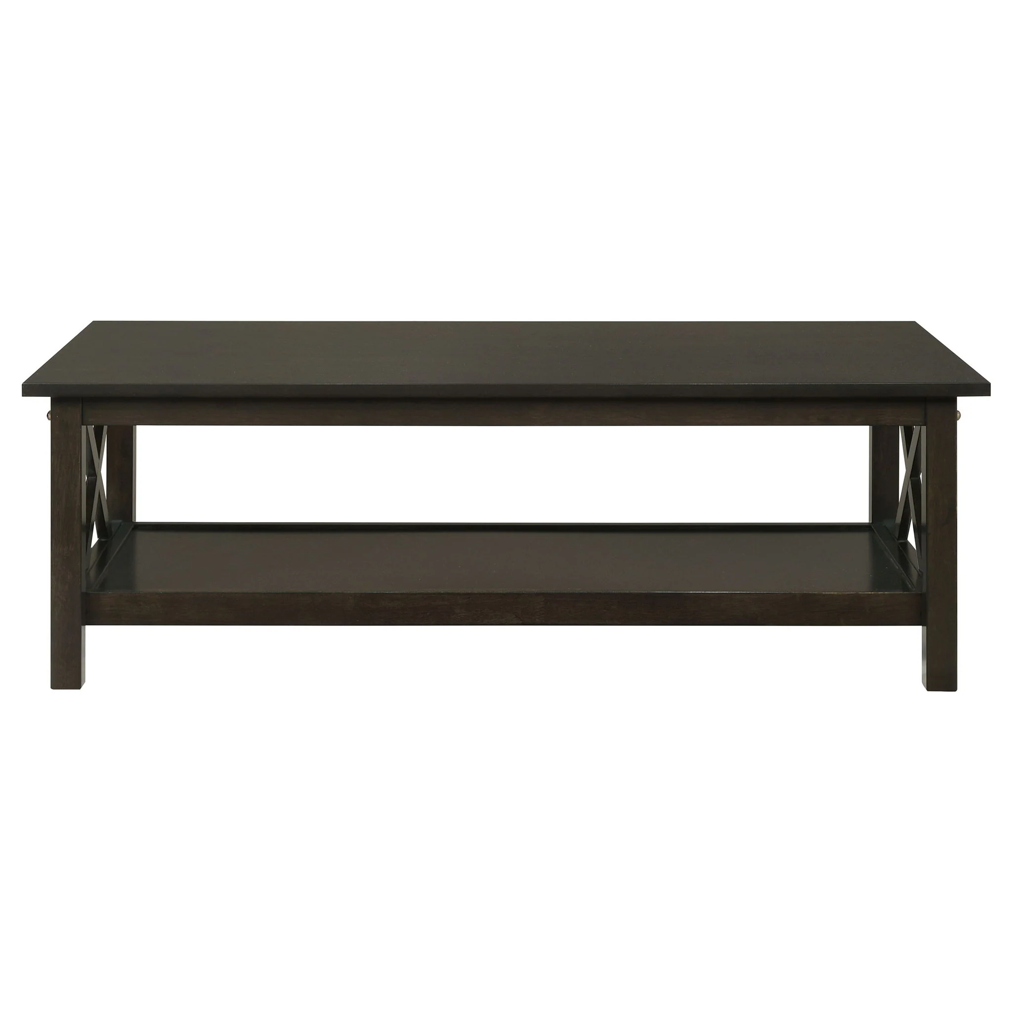 Rachelle 3-piece Rectangular Coffee Table Set Deep Merlot - Image 3