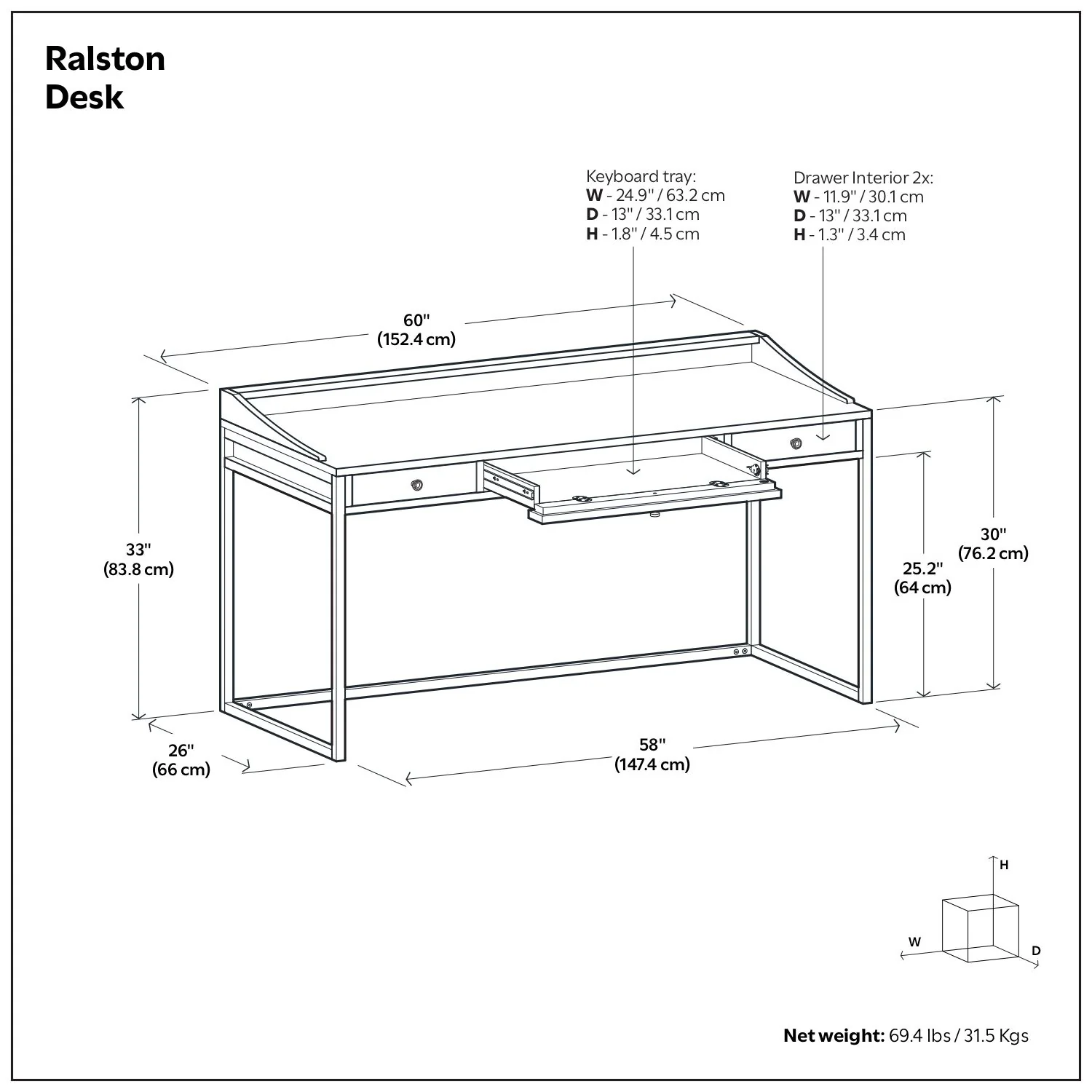 Ralston - Handcrafted Desk - Image 6