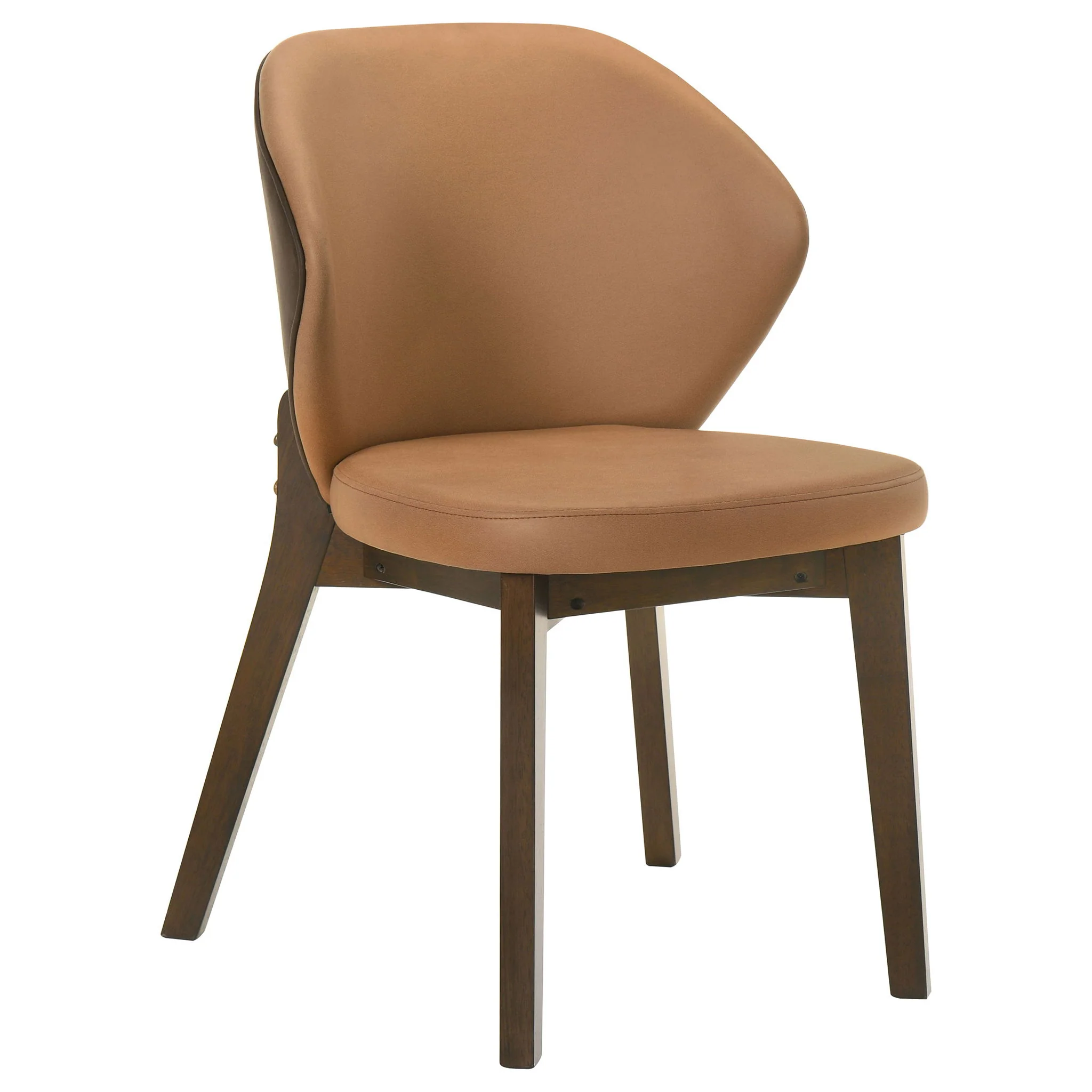 Randolph Dining Side Chair Butterscotch and Brown (Set of 2) - Image 2