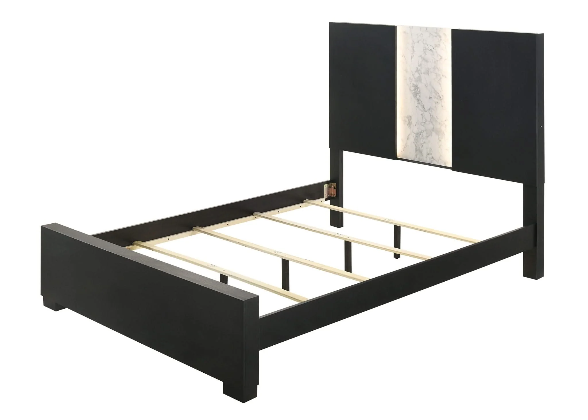 Rangley - King 5 Piece Bedroom Set - Black - Image 3