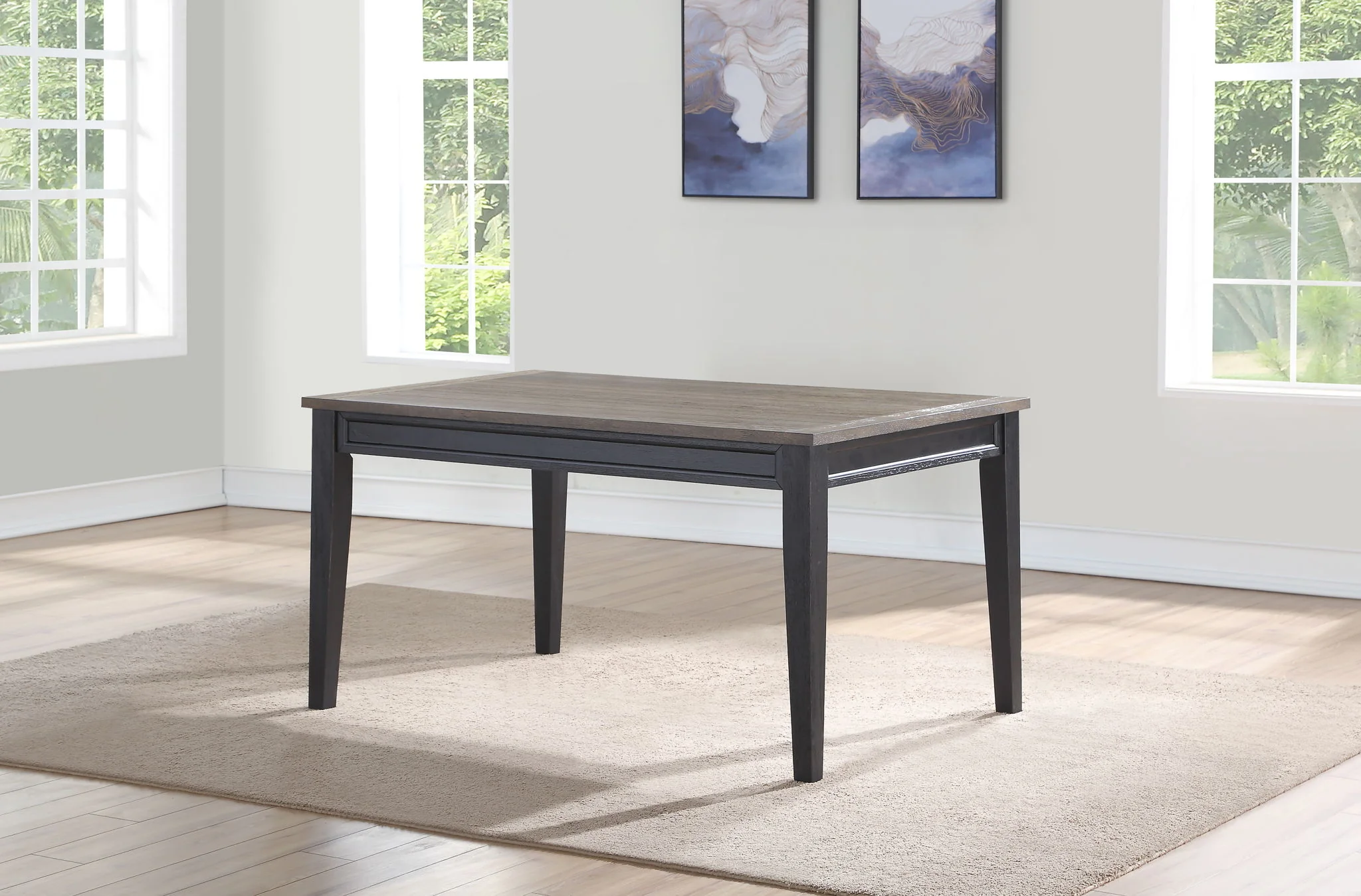 Raven - Noir Dining Table - Dark Brown - Image 3