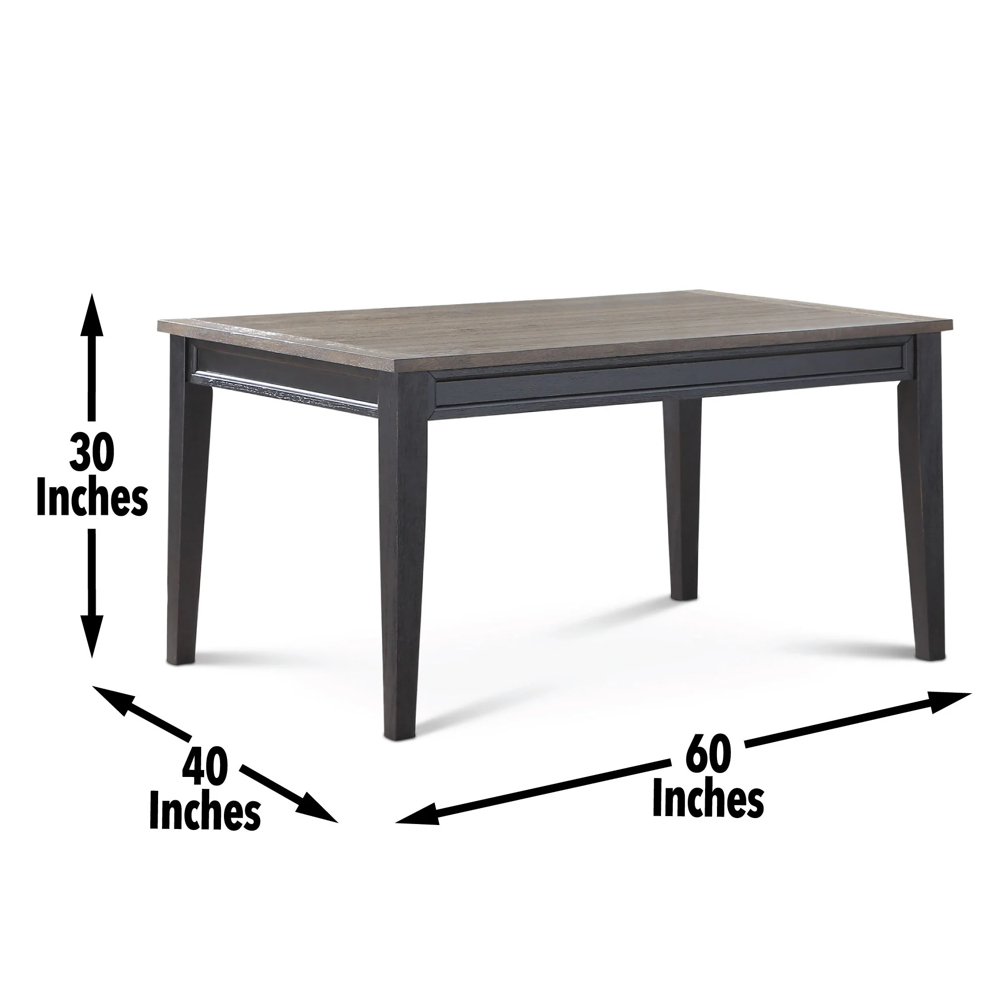 Raven - Noir Dining Table - Dark Brown - Image 4