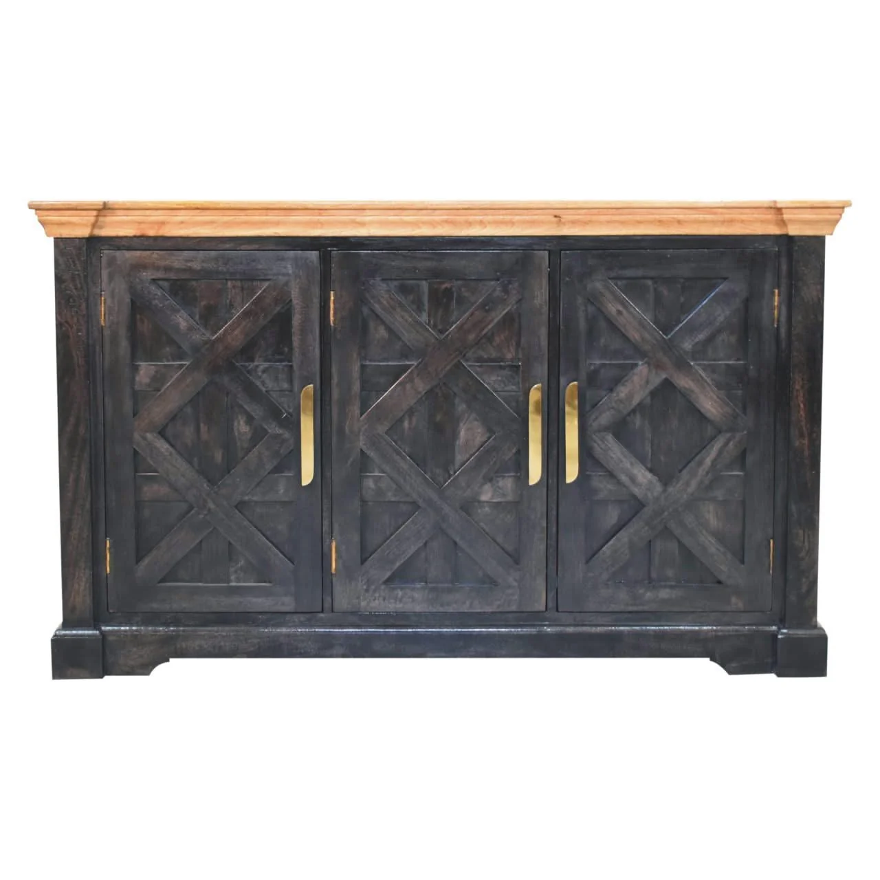 Regal - Rustic Sideboard - Black - Image 2