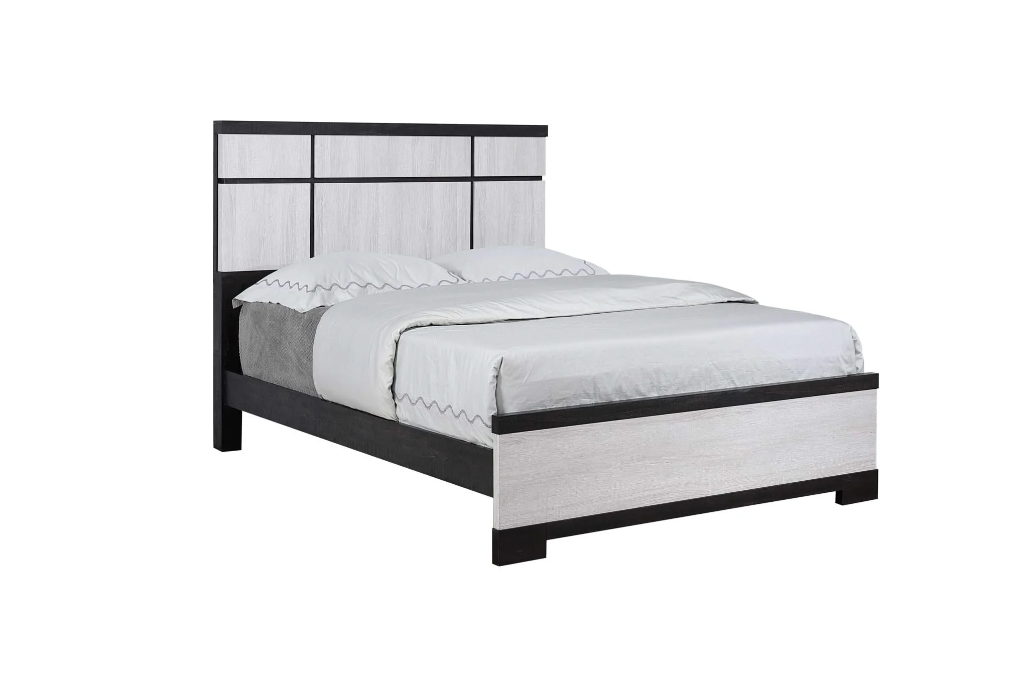 Remington - King Bed - Black & White