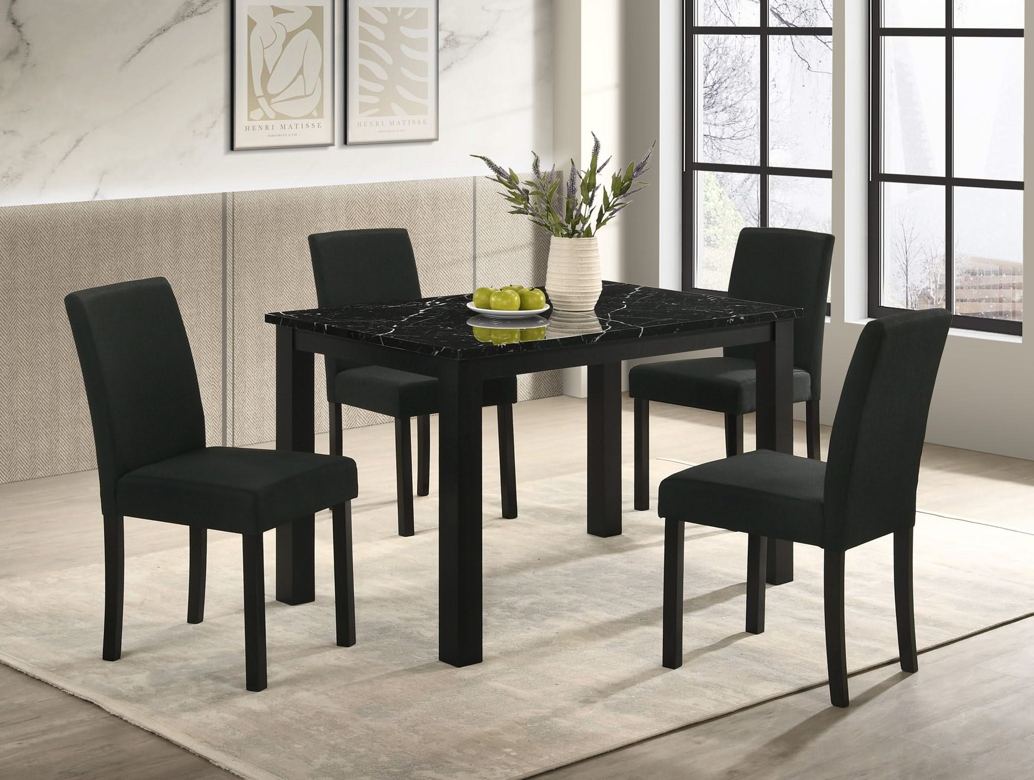 Resia - Dining Table - Black - Image 2