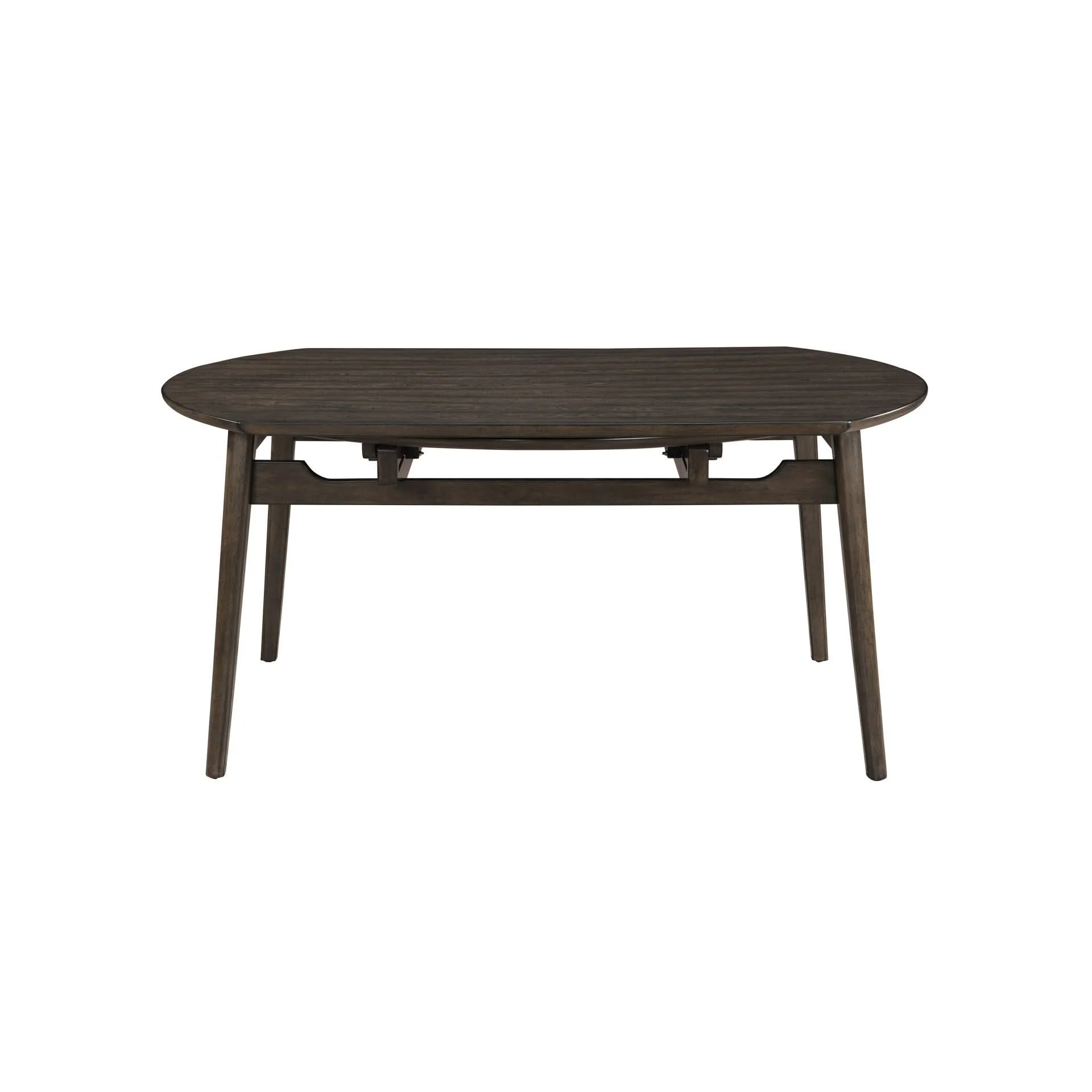 Rex - 65" Round Table With Self Storing Leaves - Walnut - Image 3