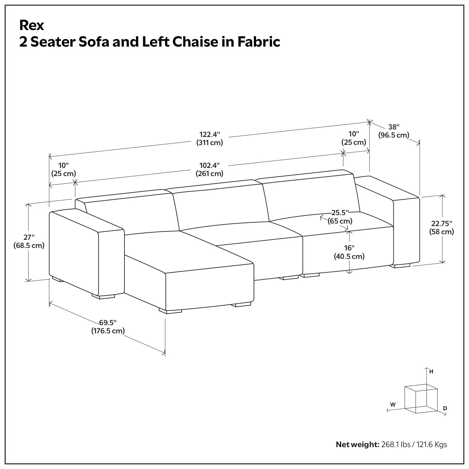 Rex - Handcrafted Sectional Sofa - Image 7