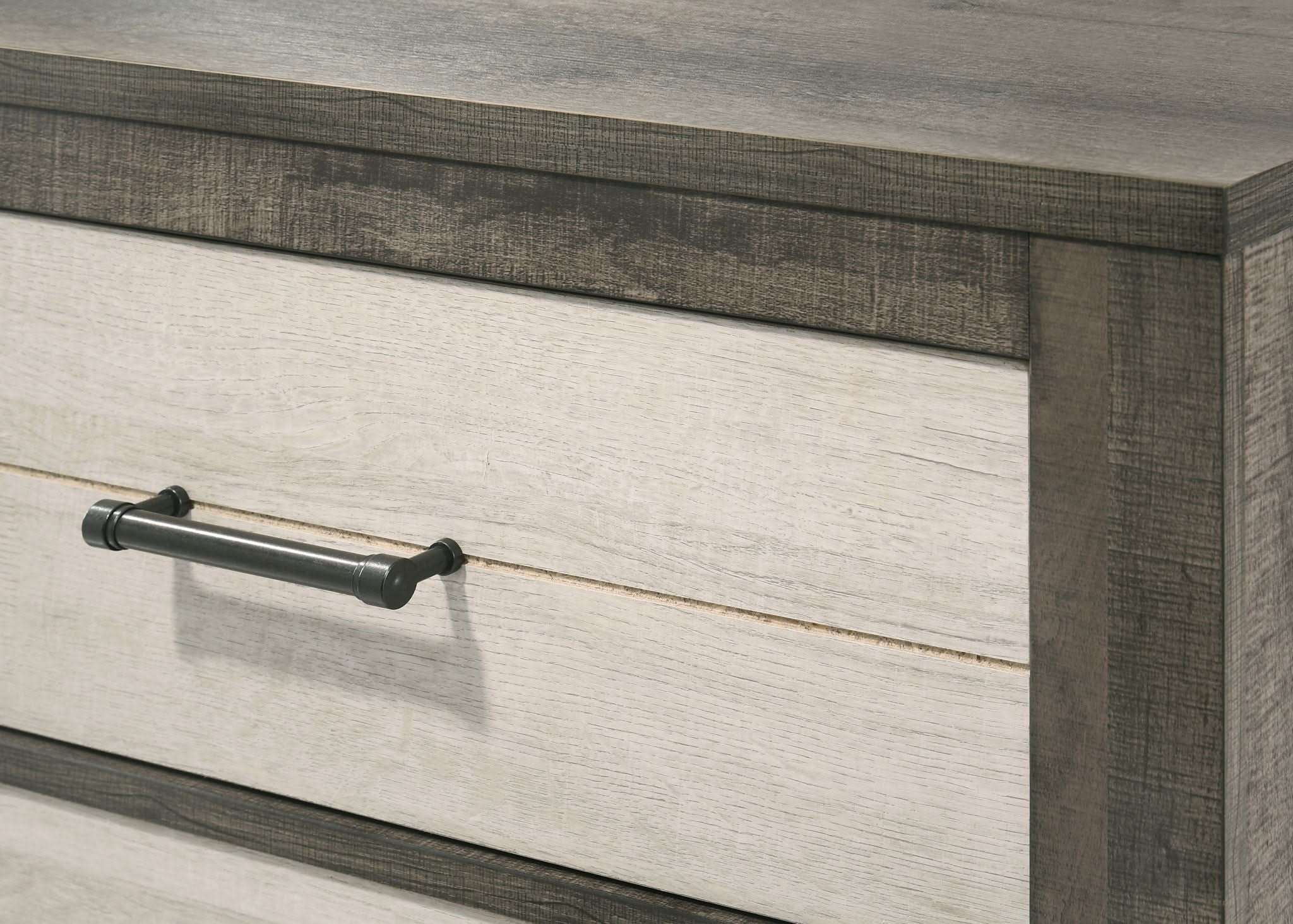 Rhett - Dresser & Mirror - Chalk / Gray - Image 2