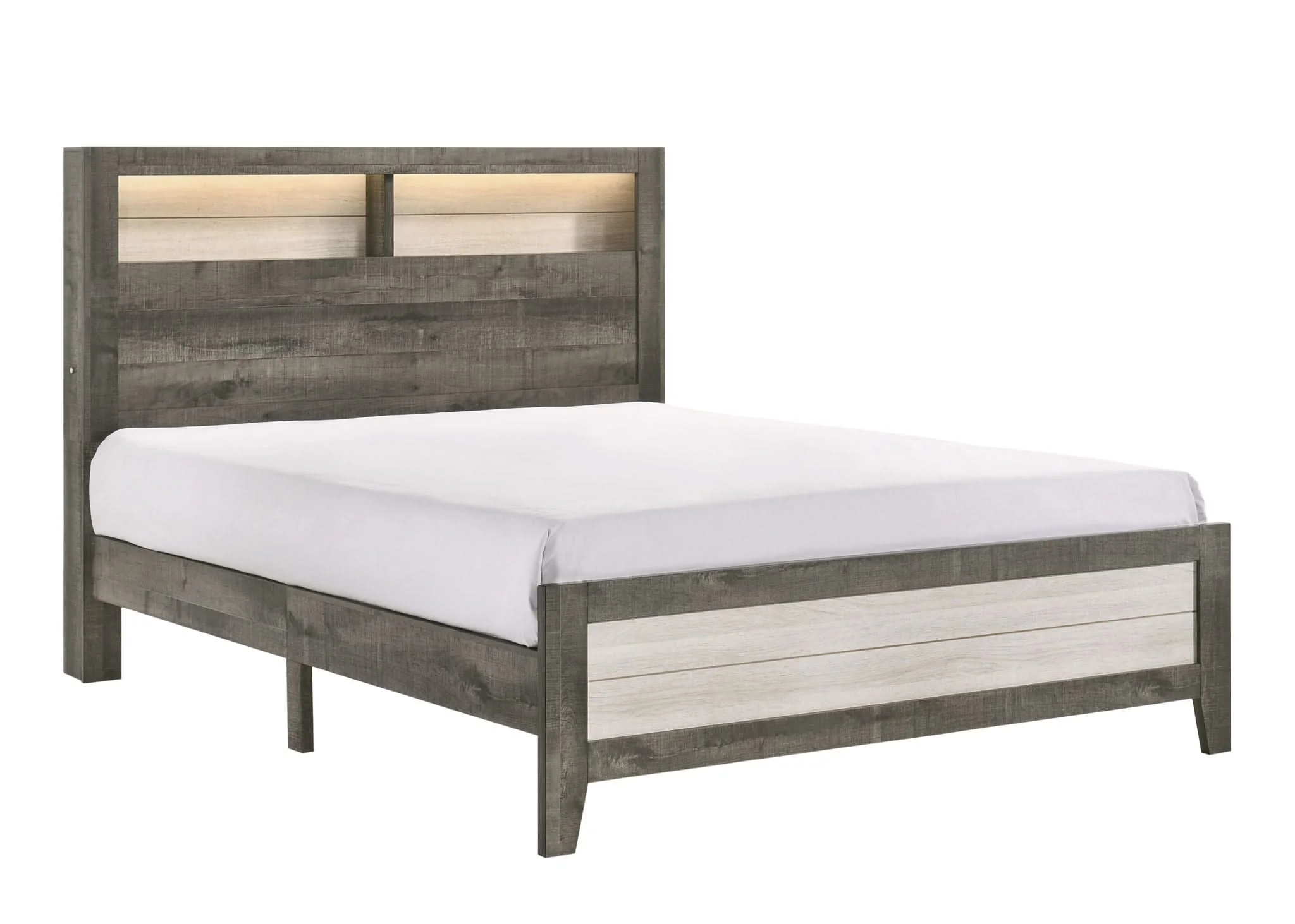 Rhett - King 5 Piece Bedroom Set - Chalk / Gray - Image 3
