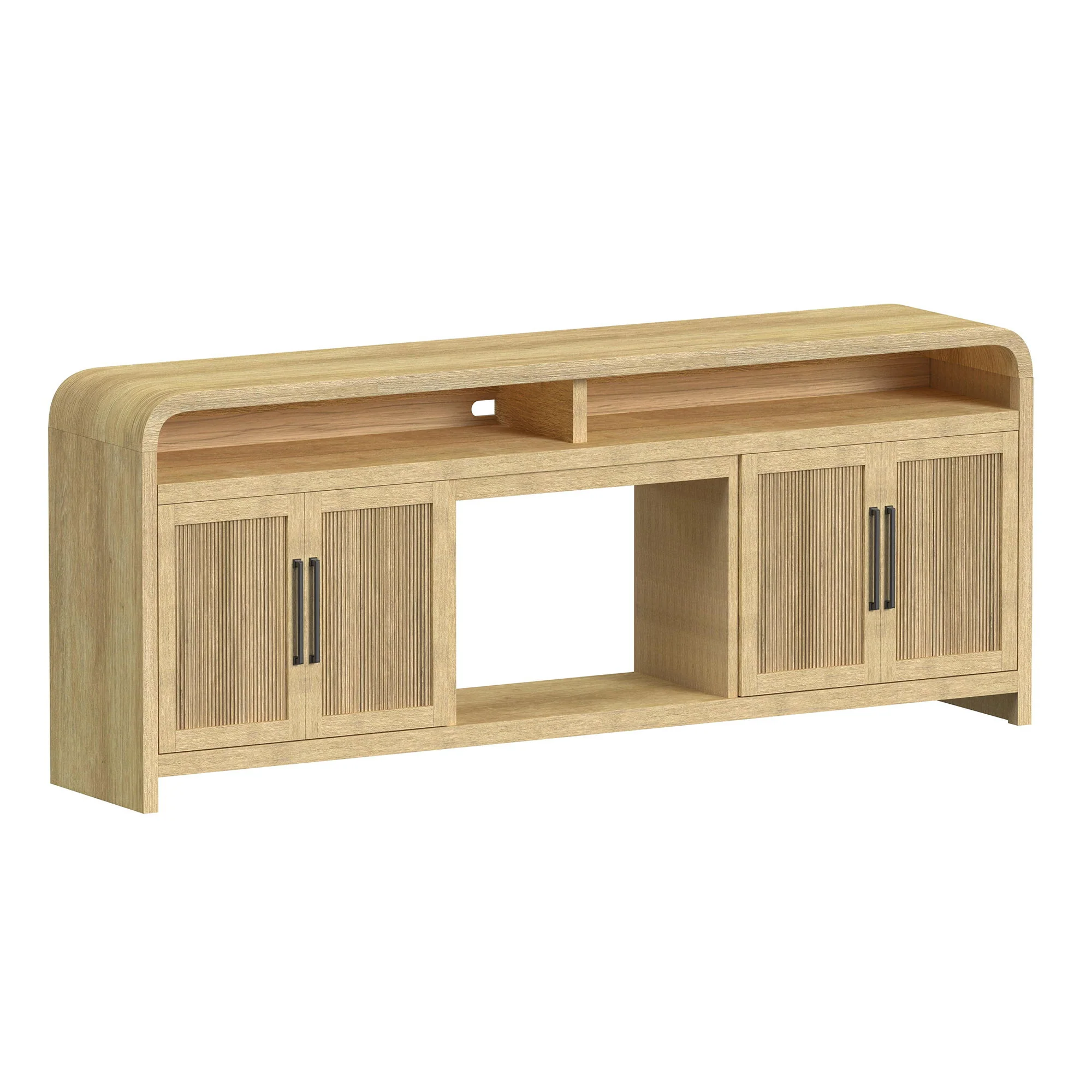 Ridgemont - 4 Piece Entertainment Unit With 82" TV Console - Image 4