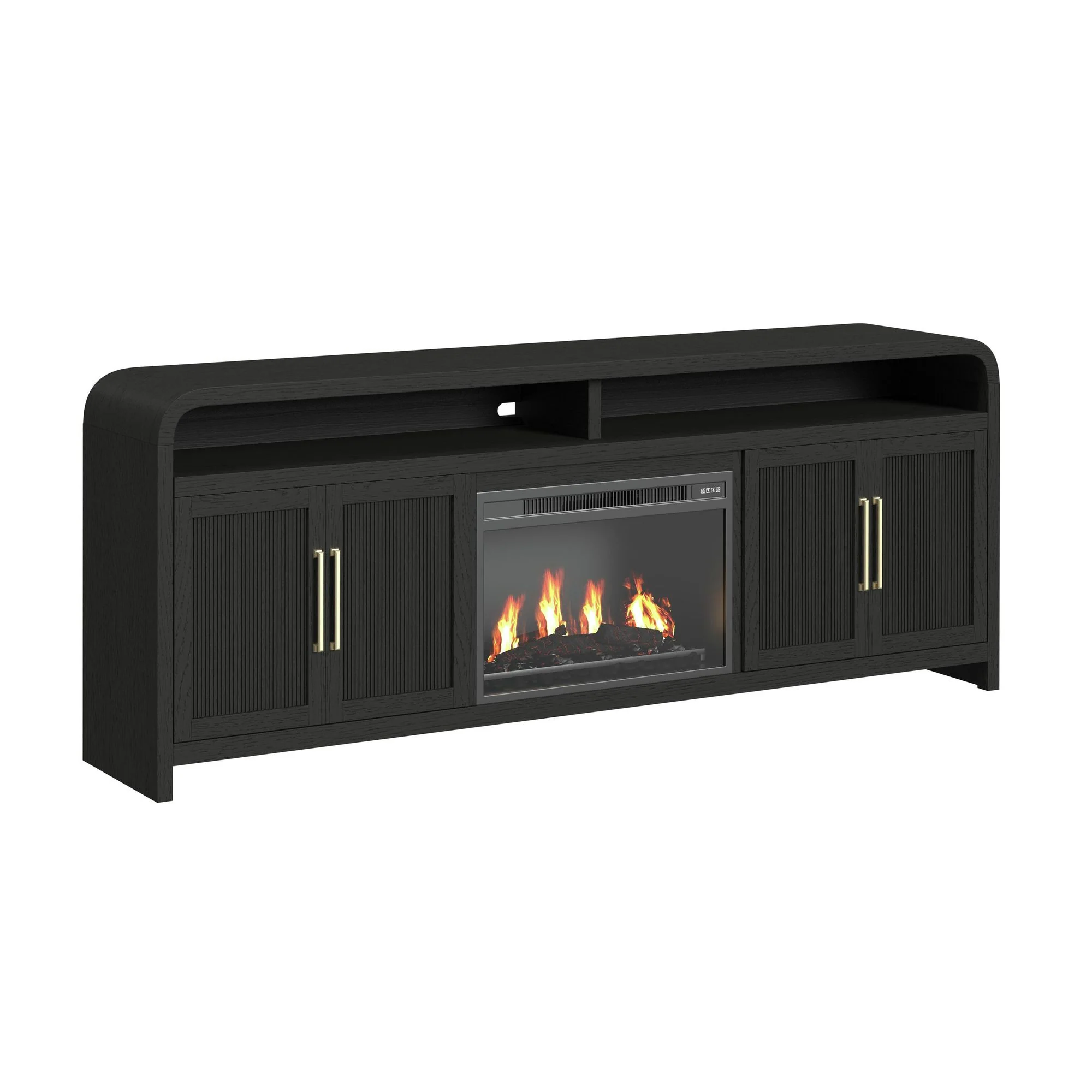 Ridgemont - 4 Piece Entertainment Unit With 82" TV Console - Image 7