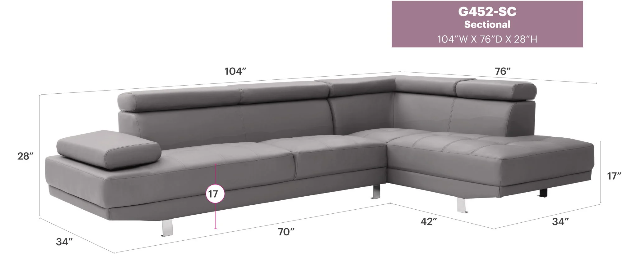 Riveredge - Comfort Sectional - Image 15