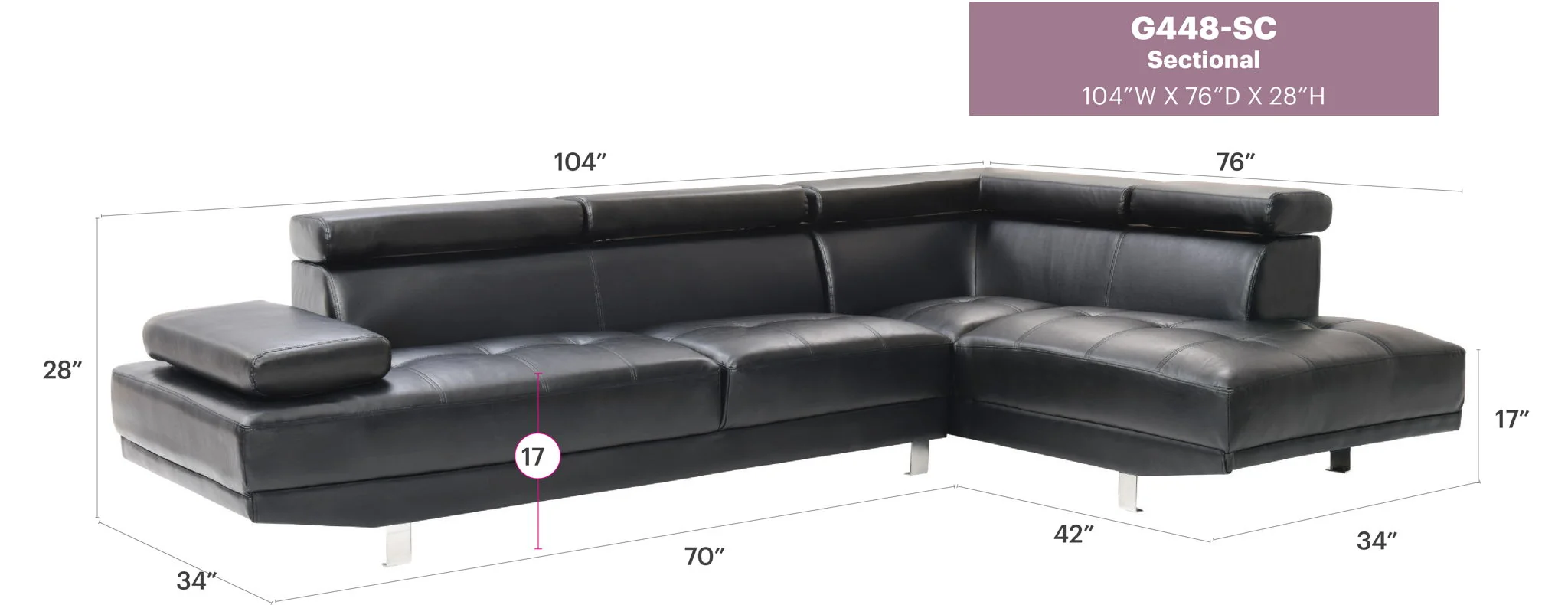 Riveredge - Comfort Sectional - Image 9