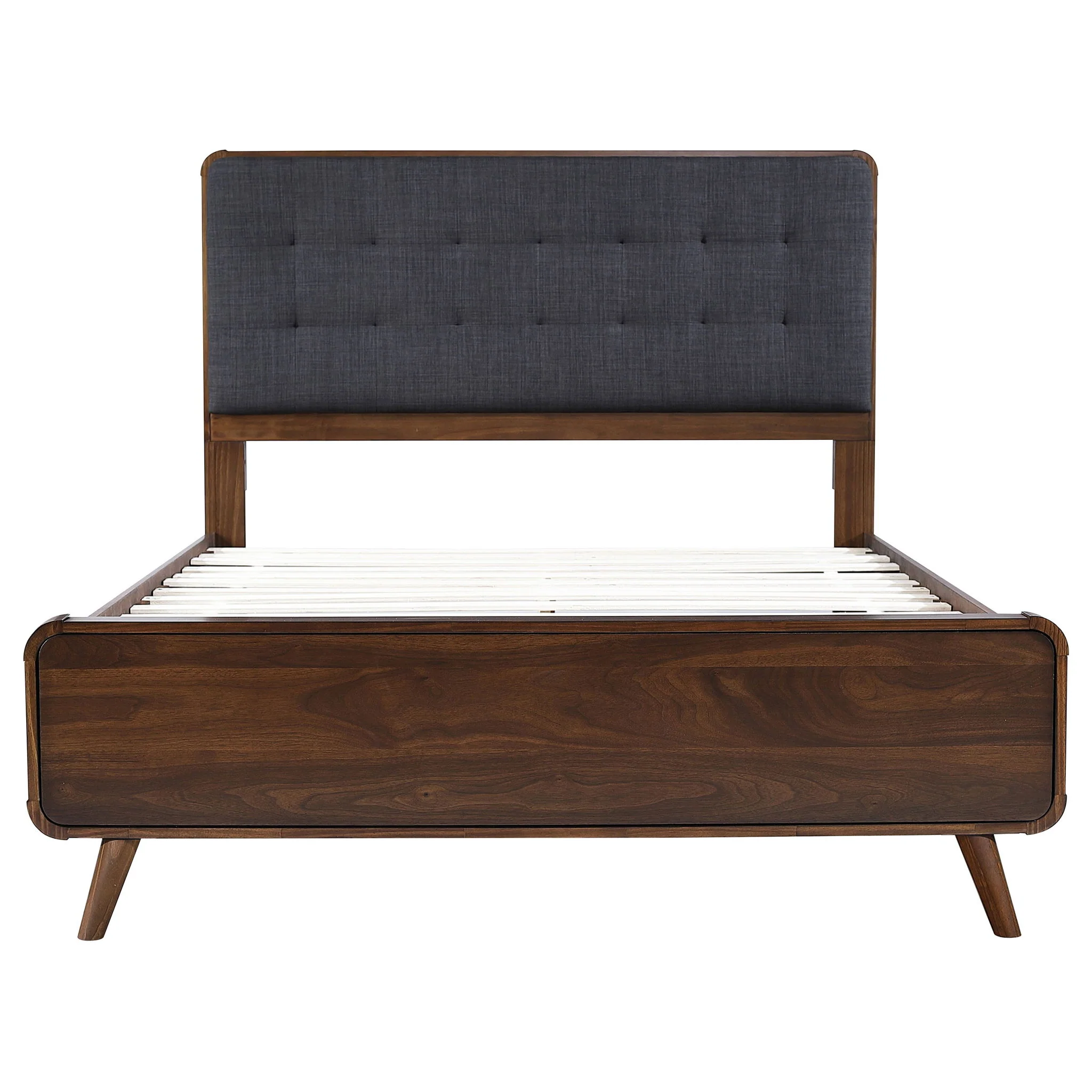 Robyn Wood Queen Platform Bed Dark Walnut - Image 4