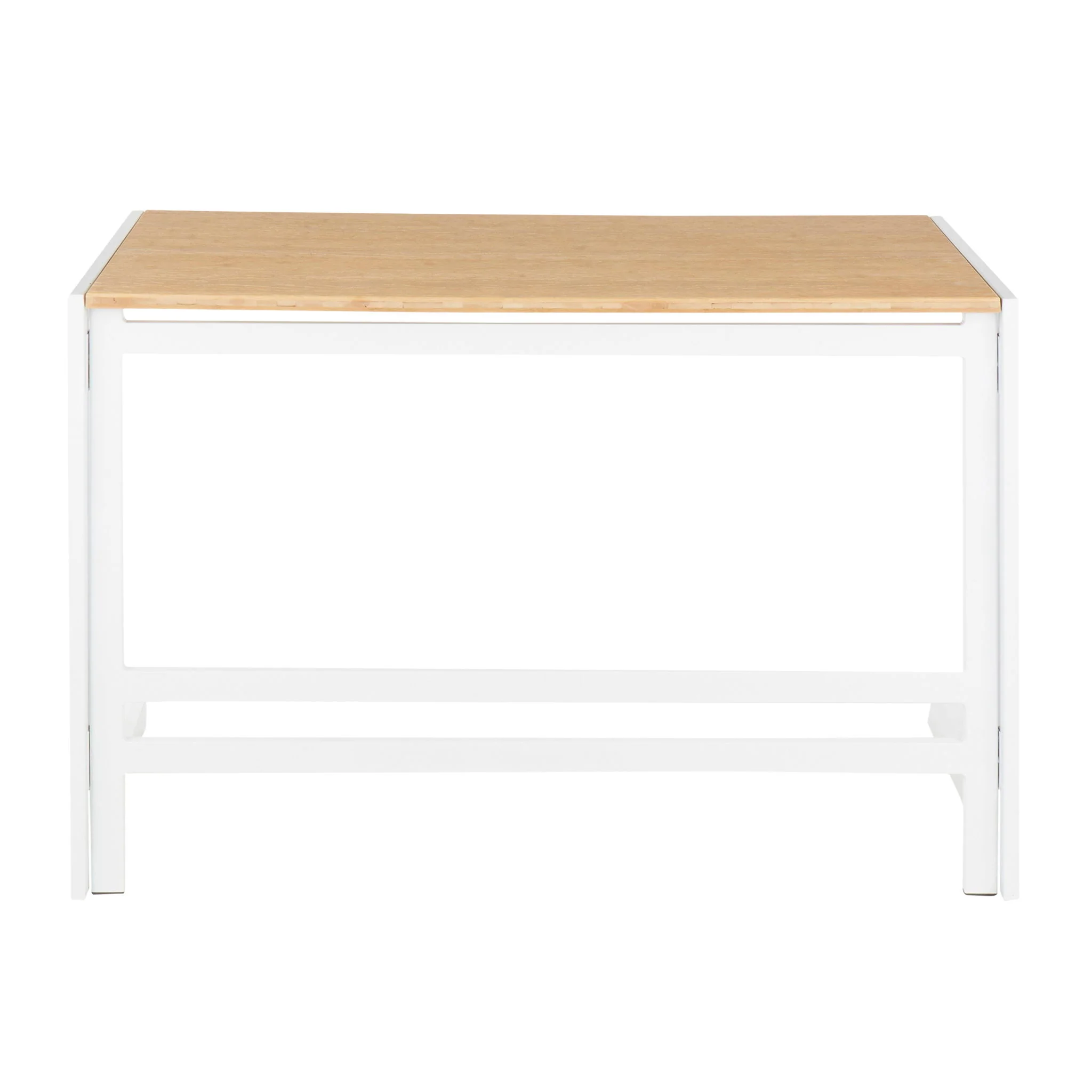 Roman - Industrial Office Desk - White / Natural - Image 4