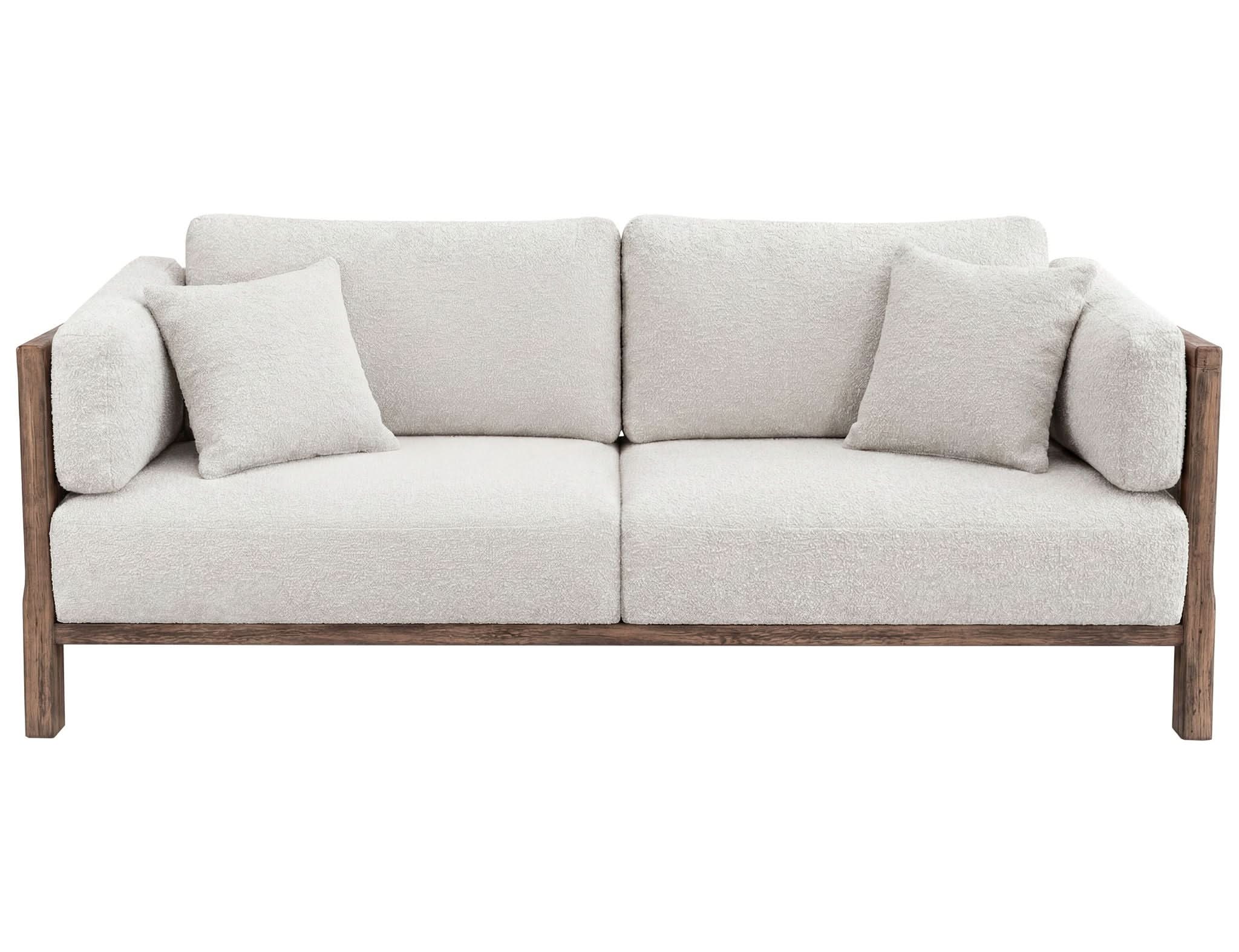 Roots - Wooden Frame Upholstered Sofa - Talawa / Beige - Image 3