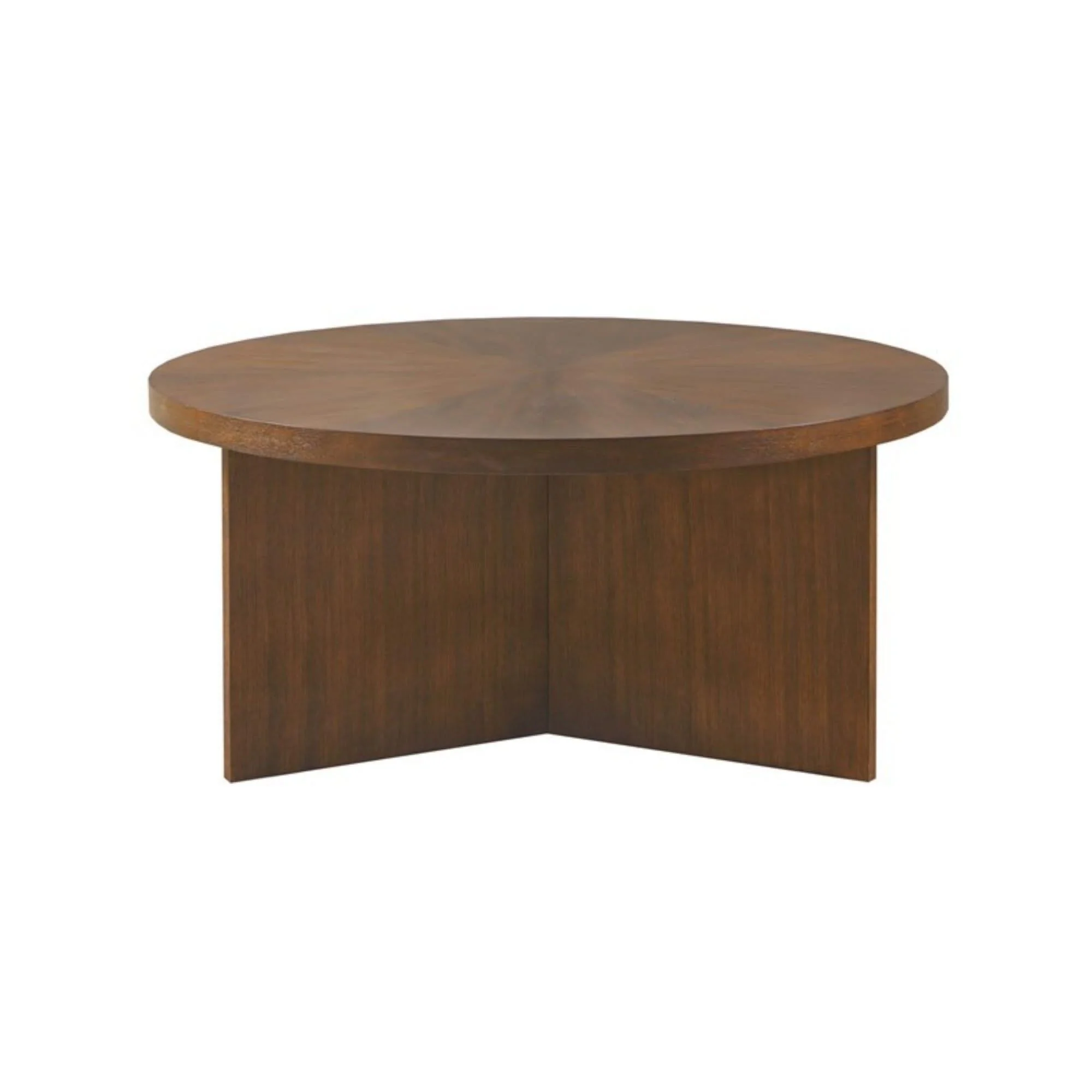 Round Coffee Table With Solid Veneer Top - Image 7