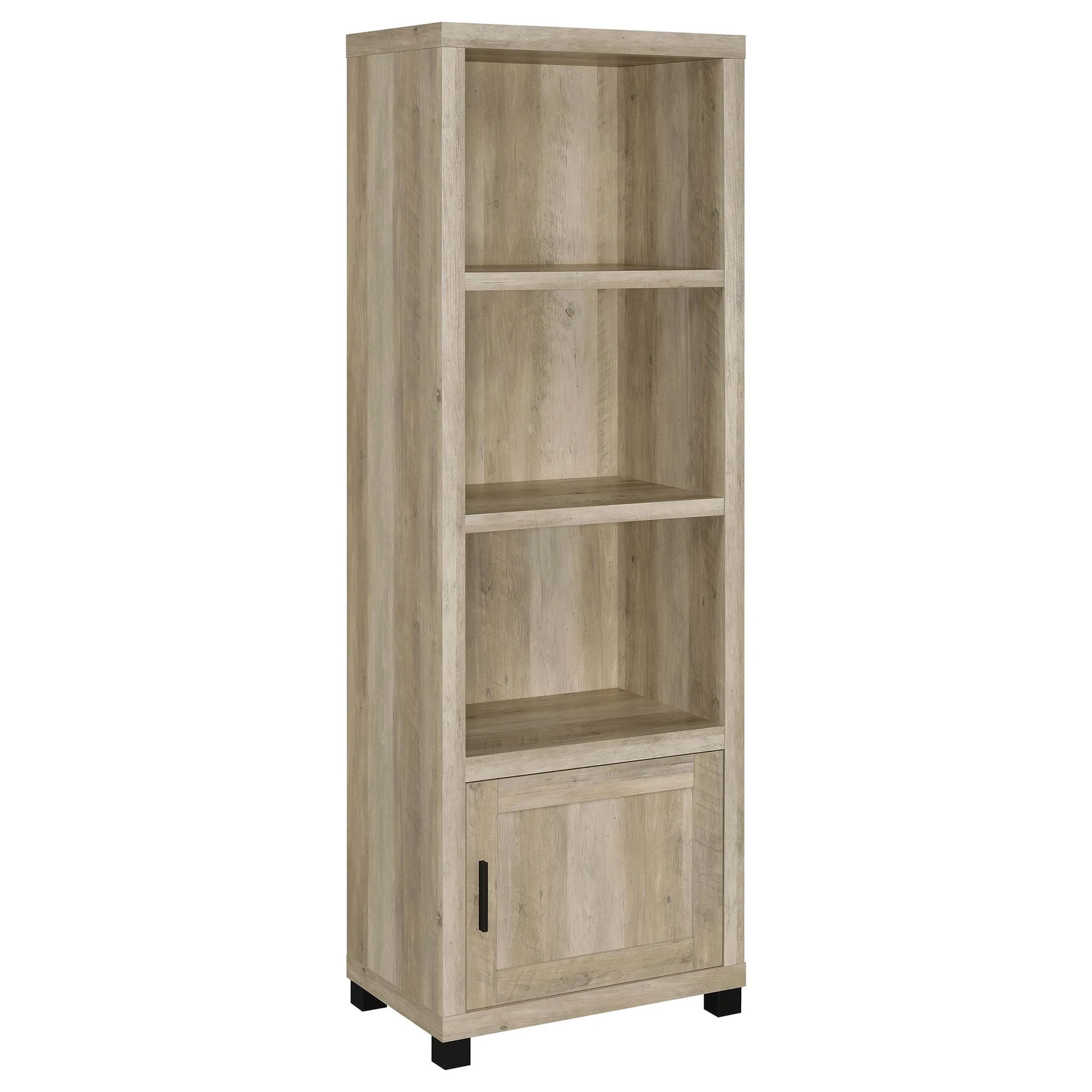 Sachin 3-piece 79-inch TV Entertainment Center Antique Pine - Image 4