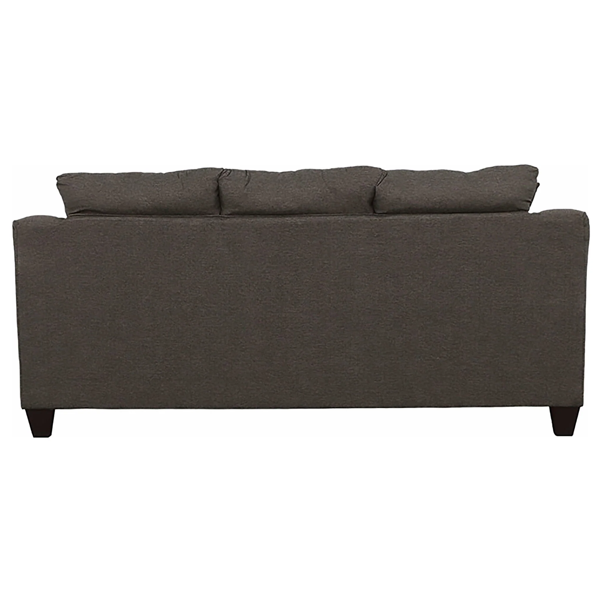 Salizar 3-piece Upholstered Flared Arm Sofa Set Grey - Image 4
