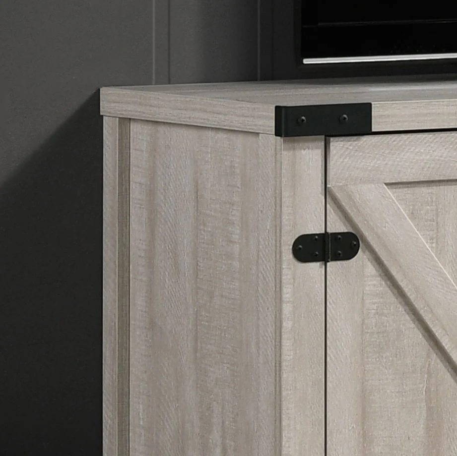 Salma - 58" Wide TV Stand With 2 Open Shelves And 2 Cabinets - Image 2
