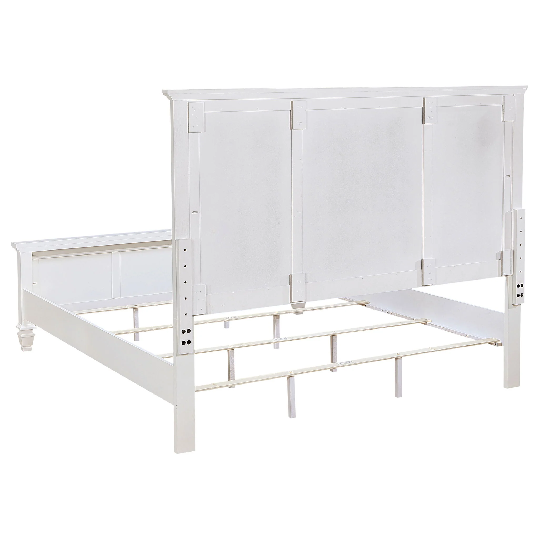 Sandy Beach 5-piece Eastern King Bedroom Set Cream White - Image 2