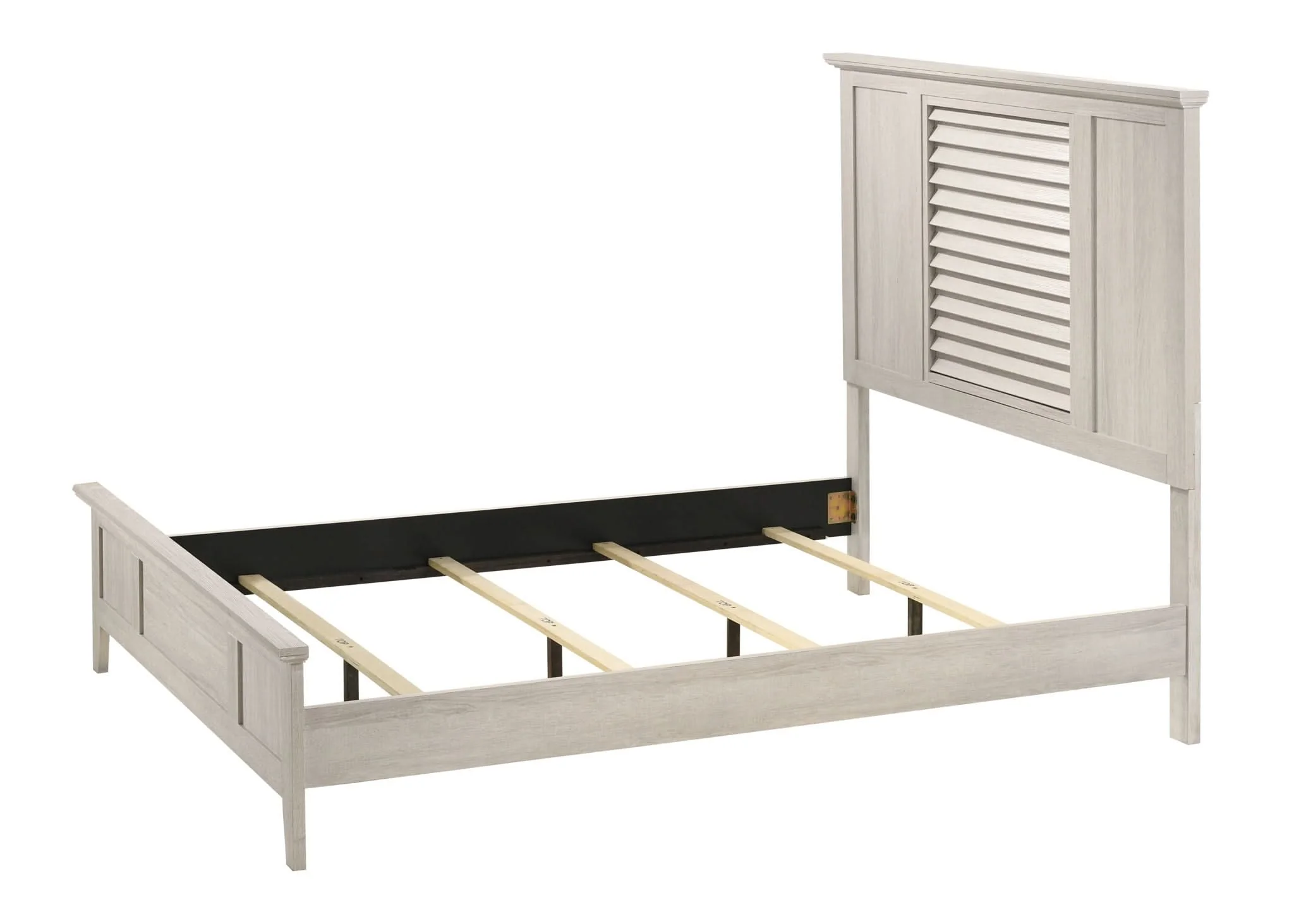 Sarter - King 5 Piece Bedroom Set - White - Image 2