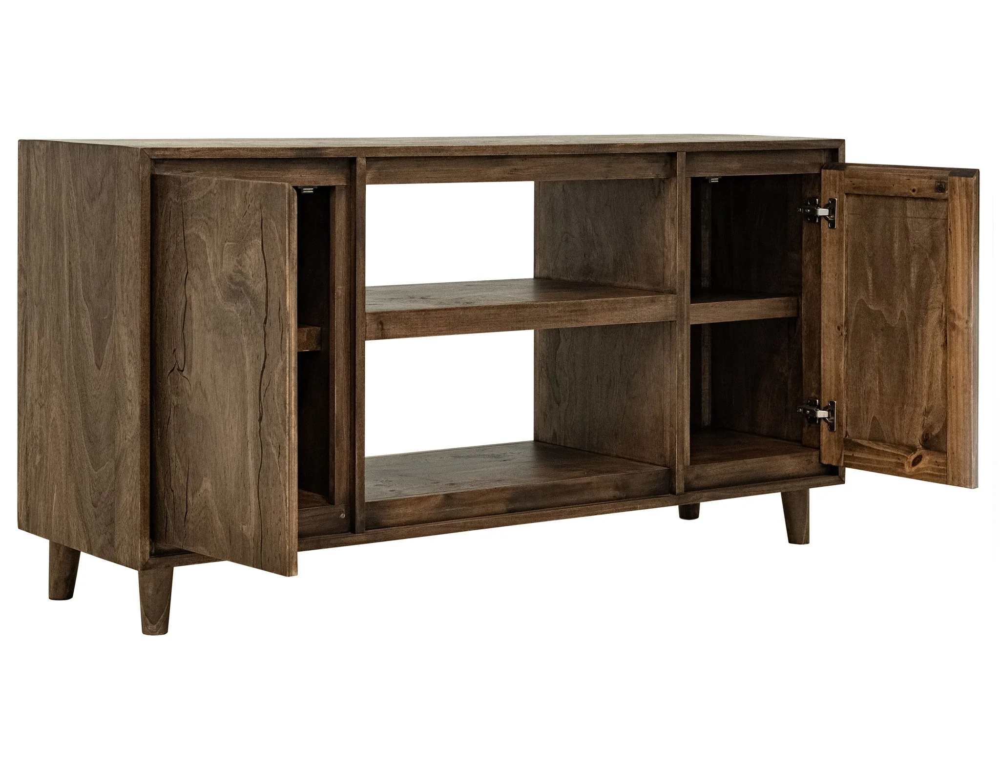 Savia - 2 Door TV Stand - Brown - Image 4