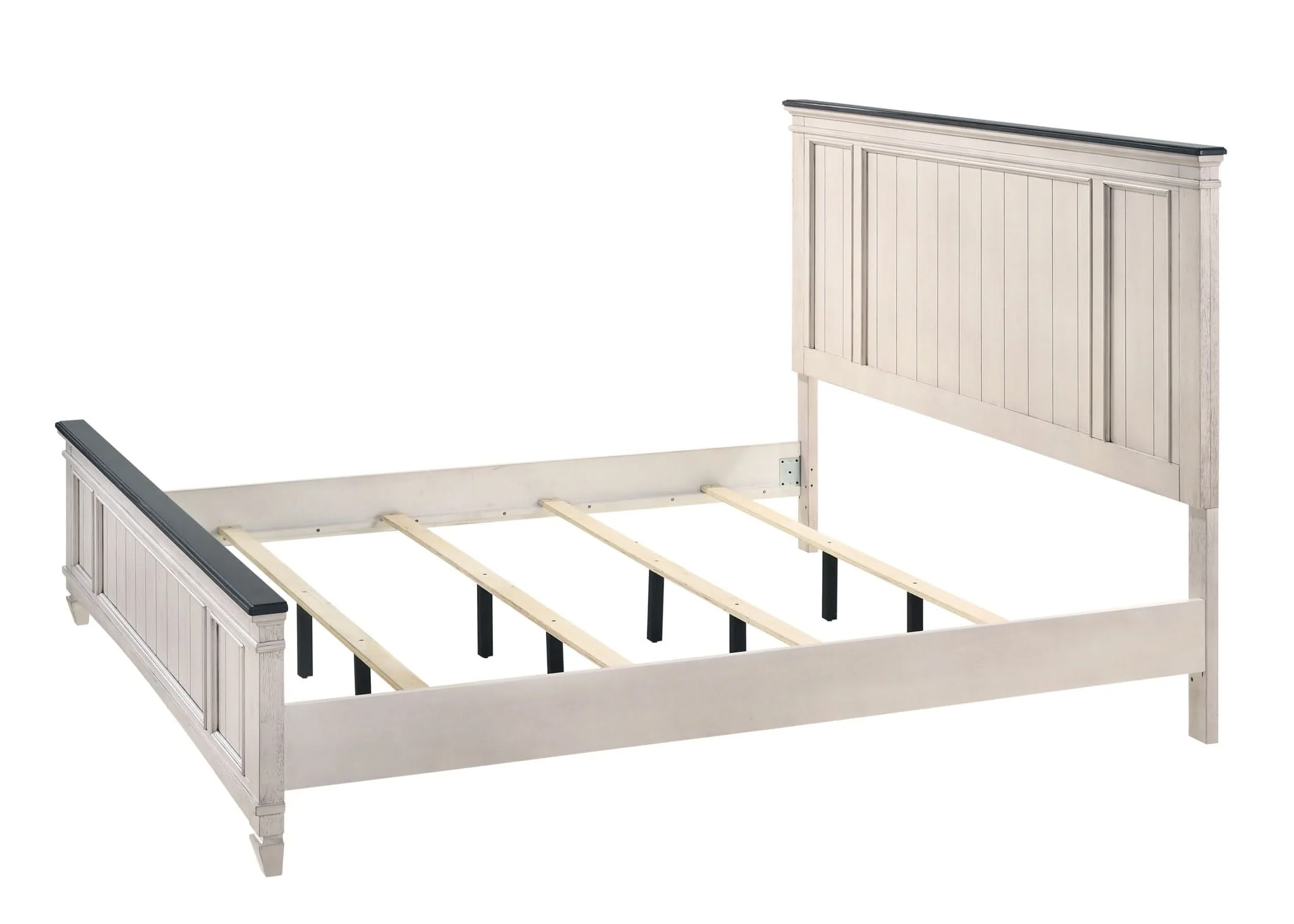 Sawyer - King 5 Piece Bedroom Set - Antique White - Image 3