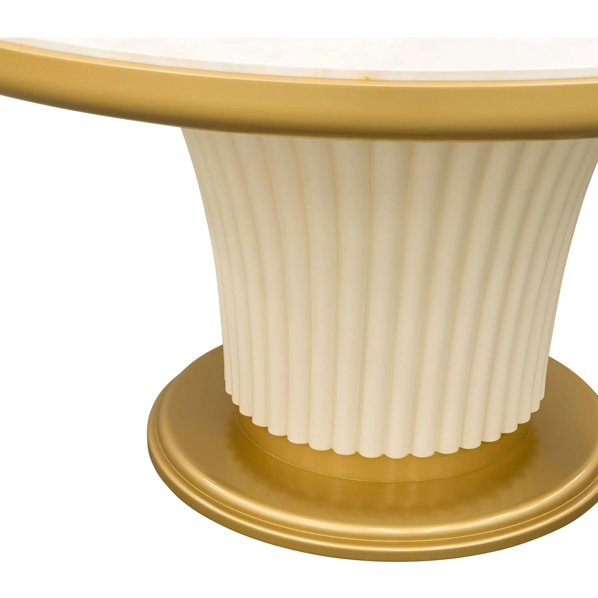 Scotts Square - Round Dining Table - Light Champagne - Image 4