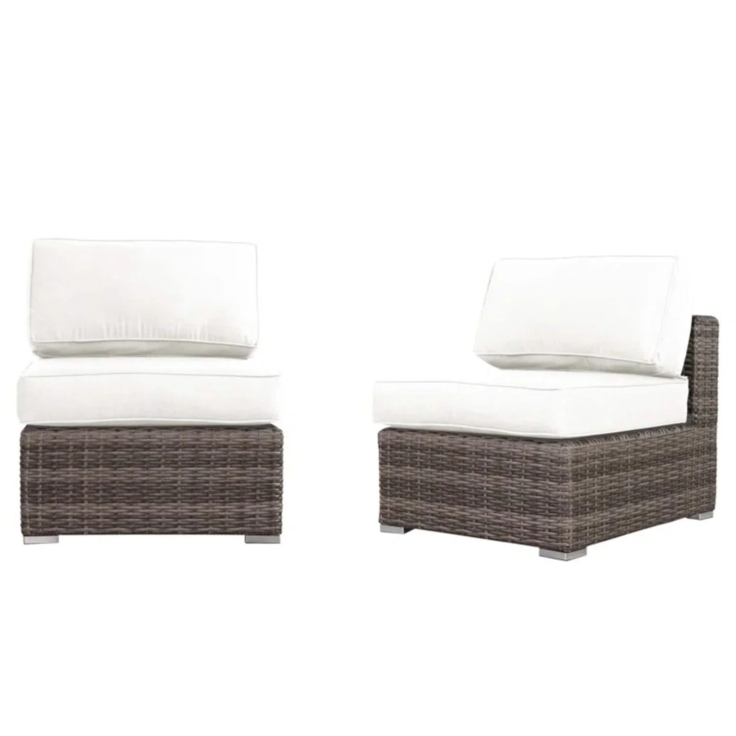 Seating Set With Cushions Handcrafted Wicker Design - Image 53