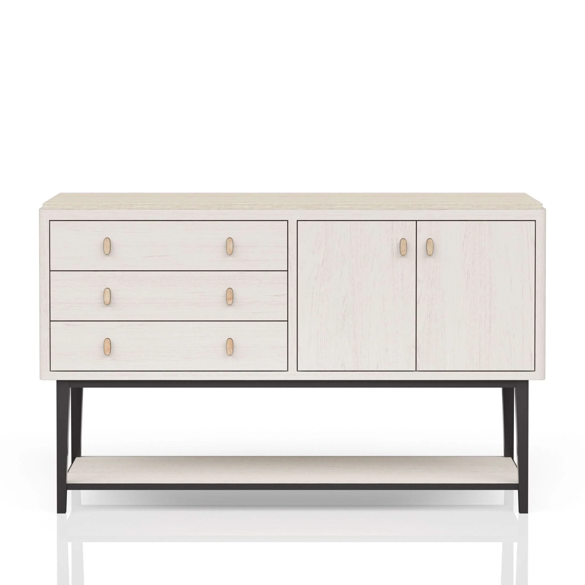 Server With Base - White