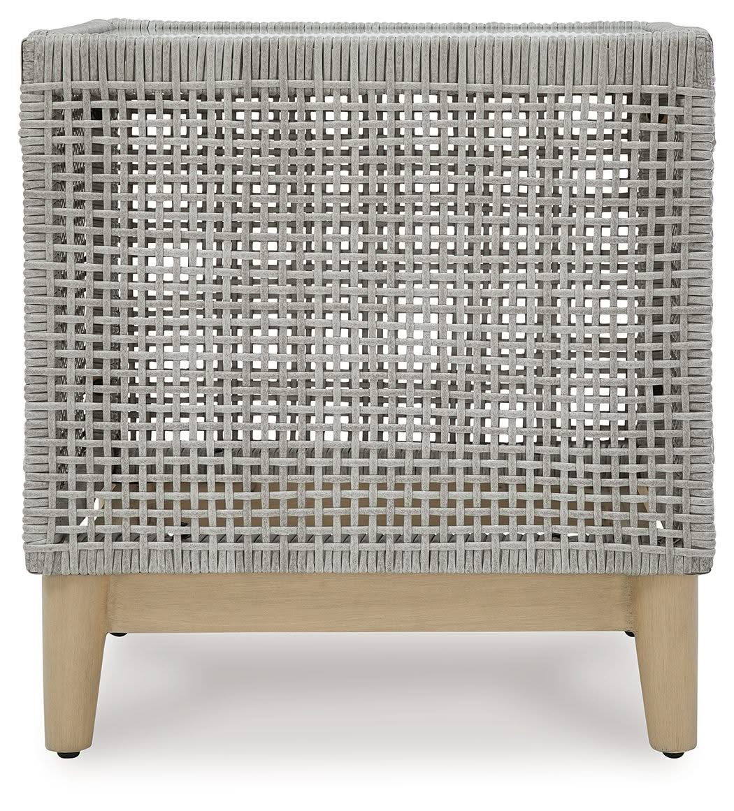 Seton Creek - Square End Table - Gray - Image 4