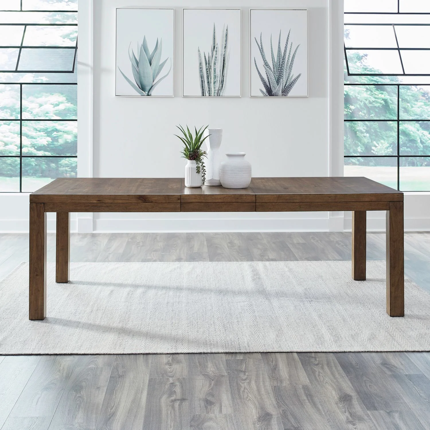 Shaker Lakes - Rectangular Leg Table - Harvest Brown