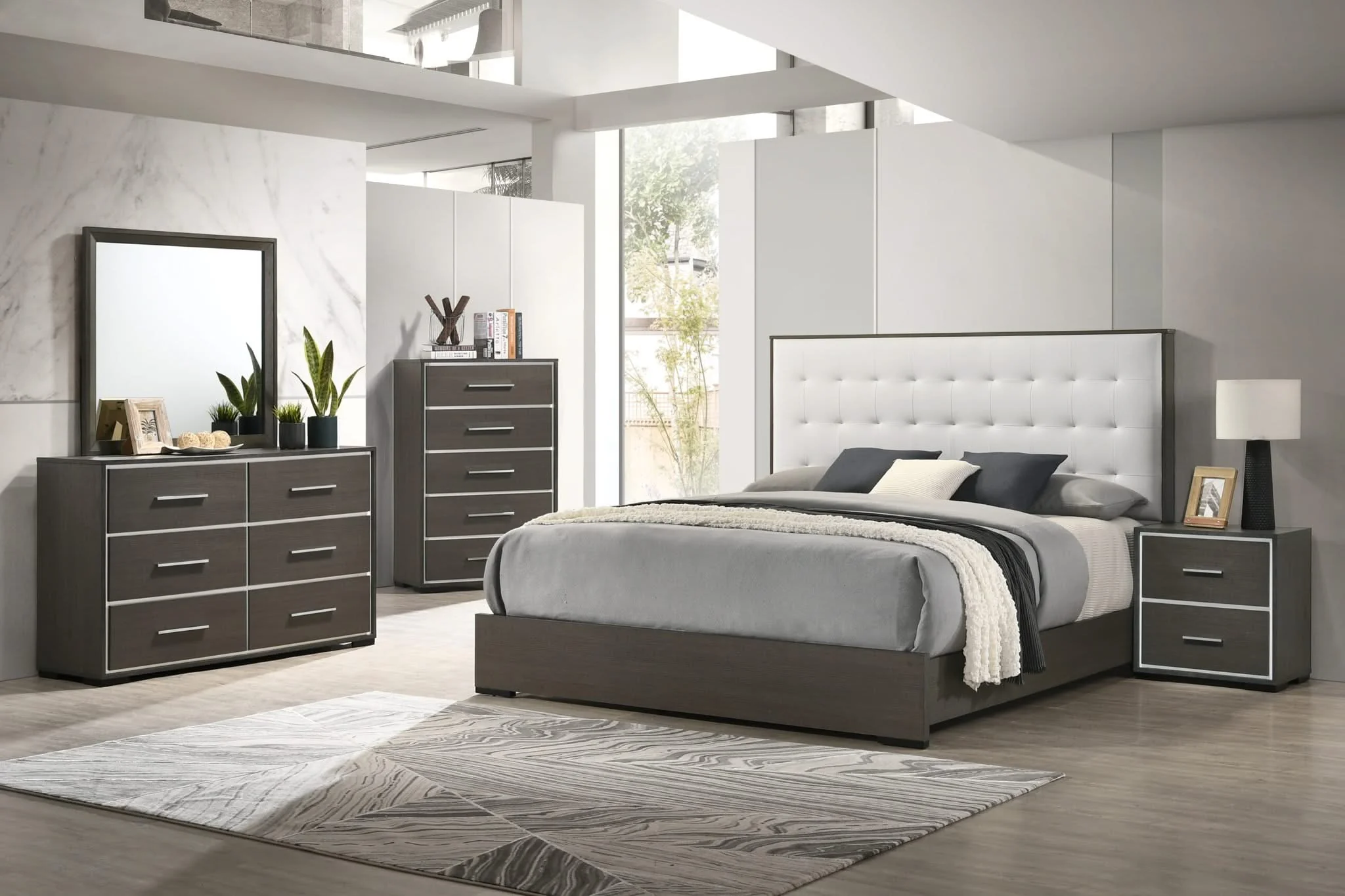 Sharpe - Full Bed - Dark Gray - Image 2