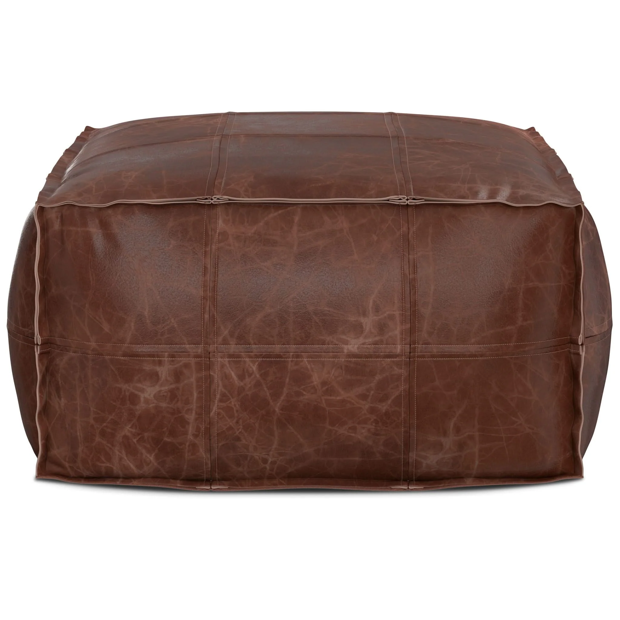 Sheffield - Handcrafted Square Pouf - Image 7
