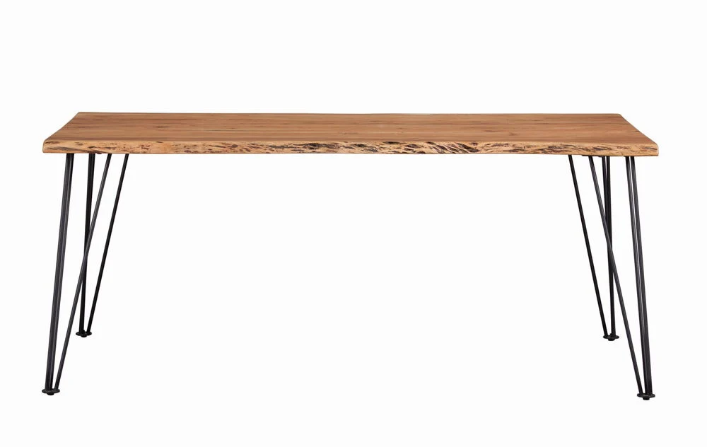 Sherman 71-inch Live Edge Dining Table Natural Acacia - Image 2