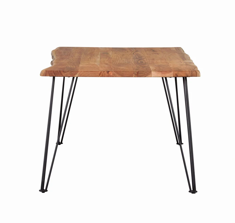 Sherman 71-inch Live Edge Dining Table Natural Acacia - Image 3