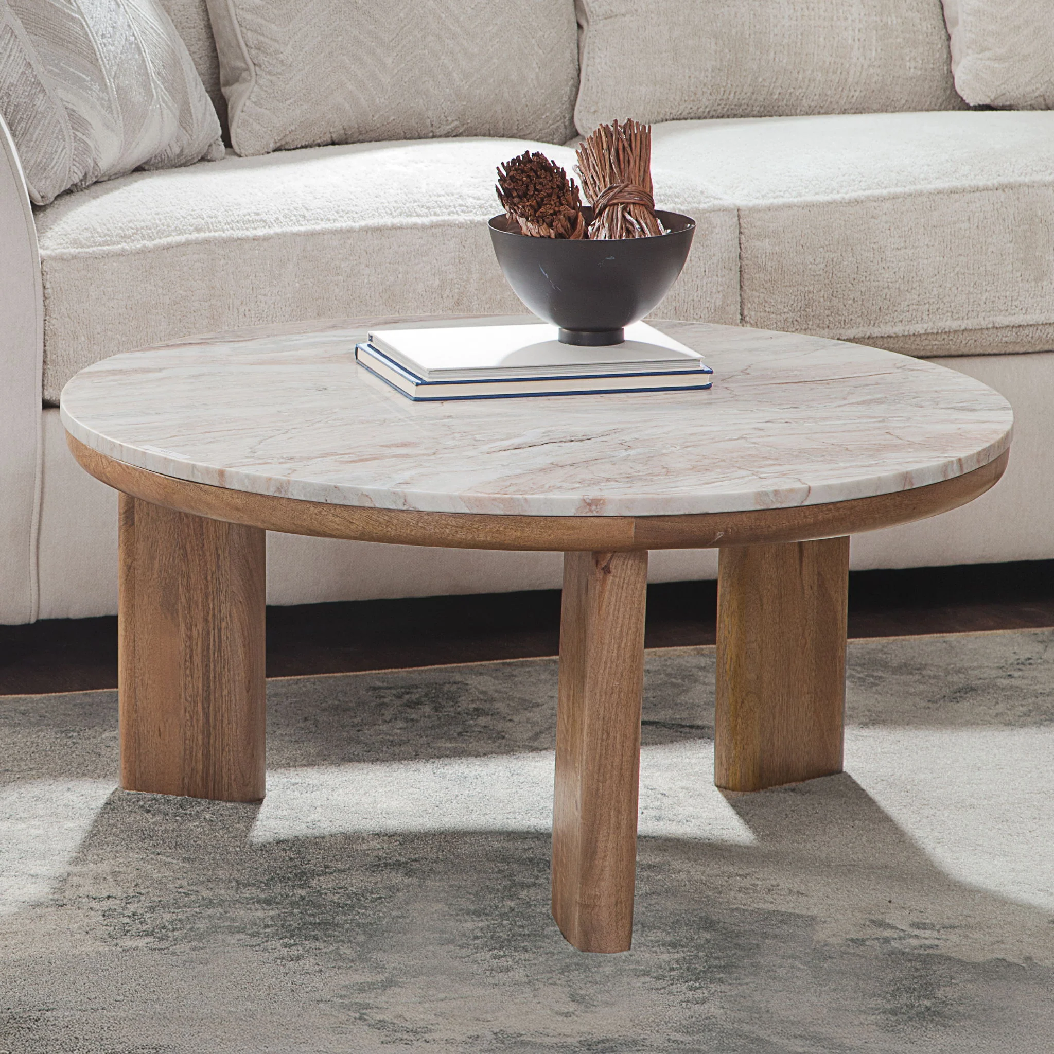 Sidney - Marble Top Table - Image 4
