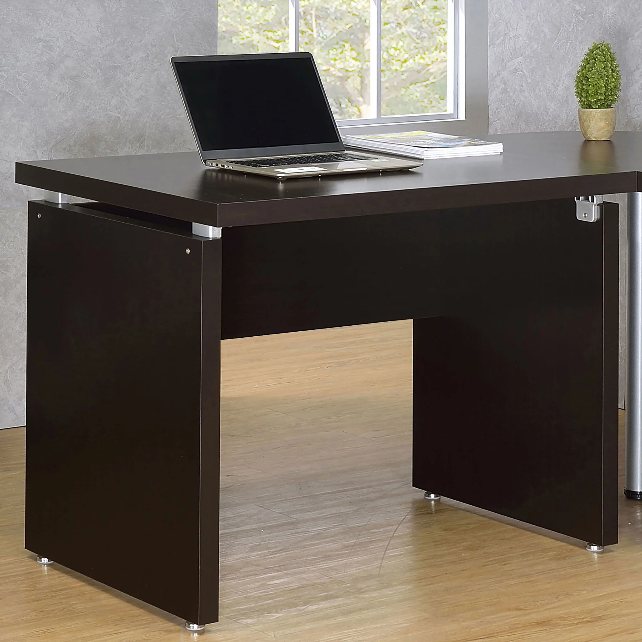 Skylar 39-inch Engineered Wood Writing Desk Cappuccino - Image 2