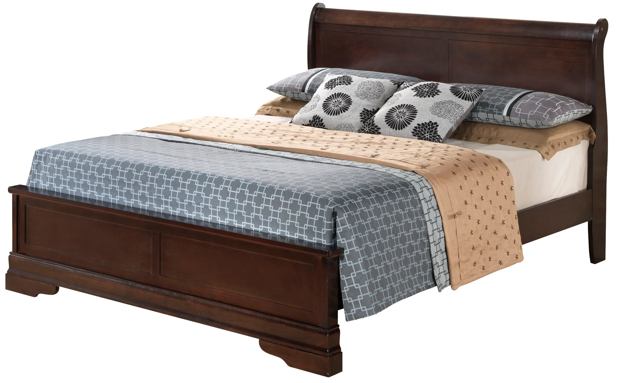 Sleigh Bed With Low Footboard - Image 3