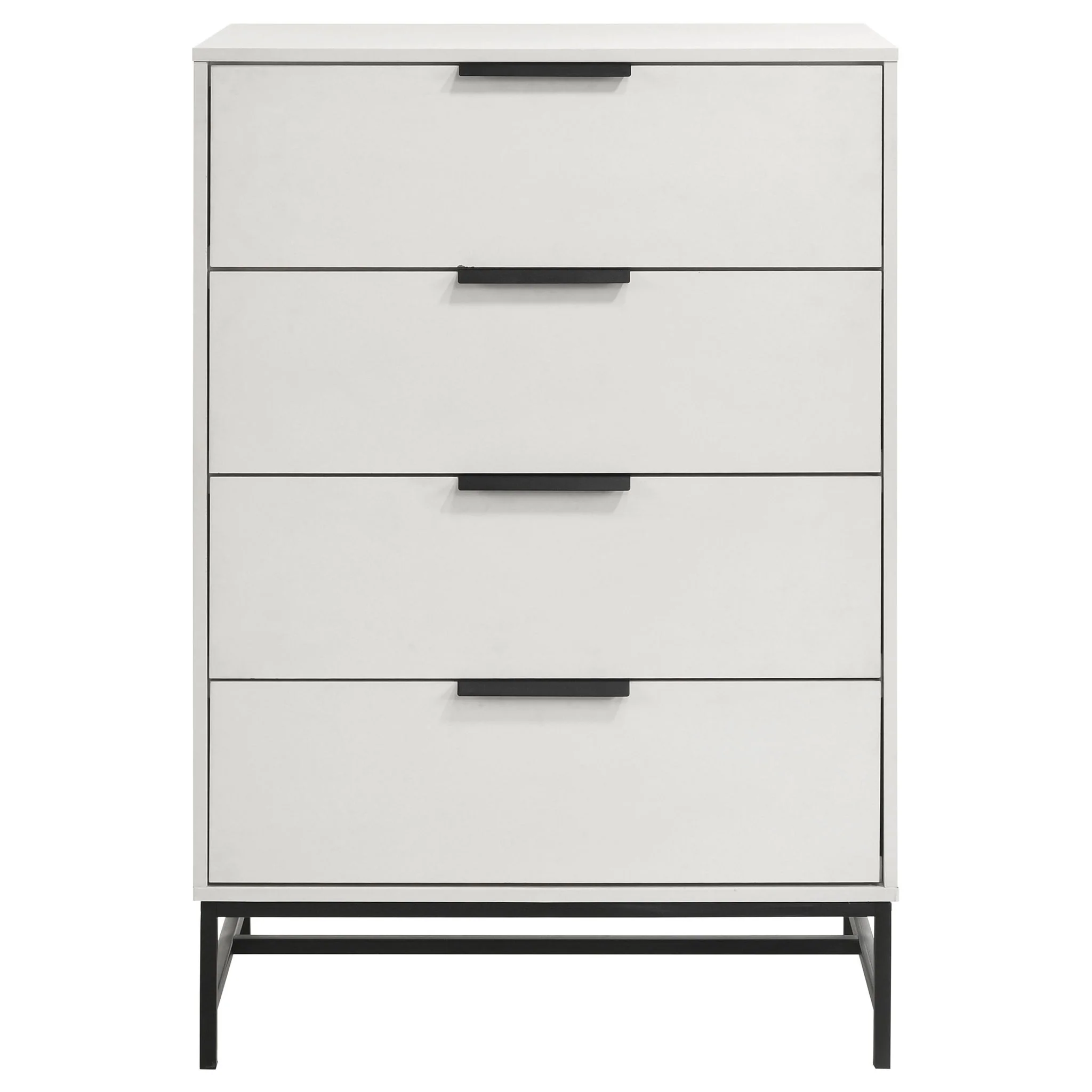 Sonora 4-drawer Bedroom Chest White - Image 2