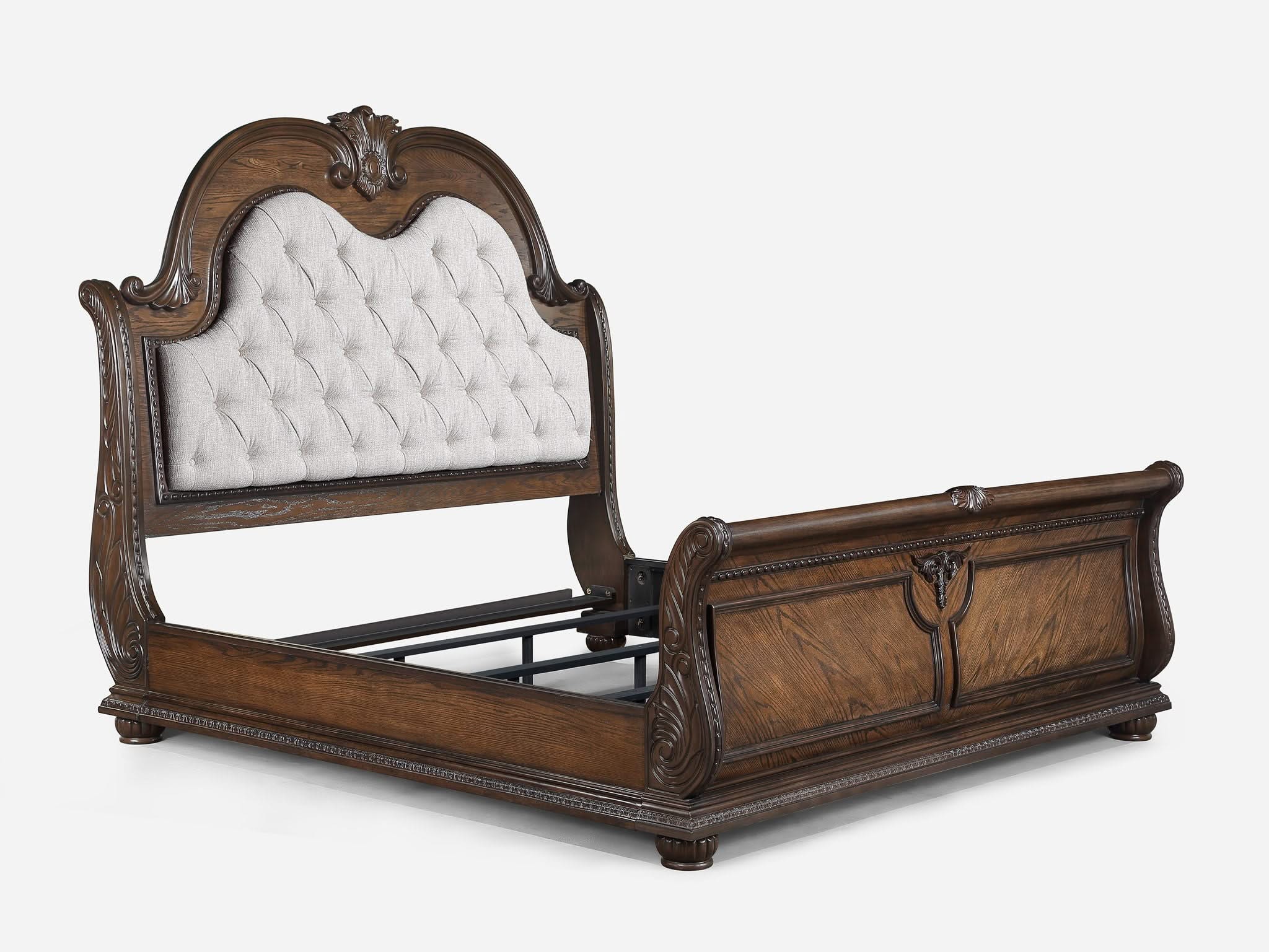 Stanley - King 4 Piece Bedroom Set - Oak - Image 2